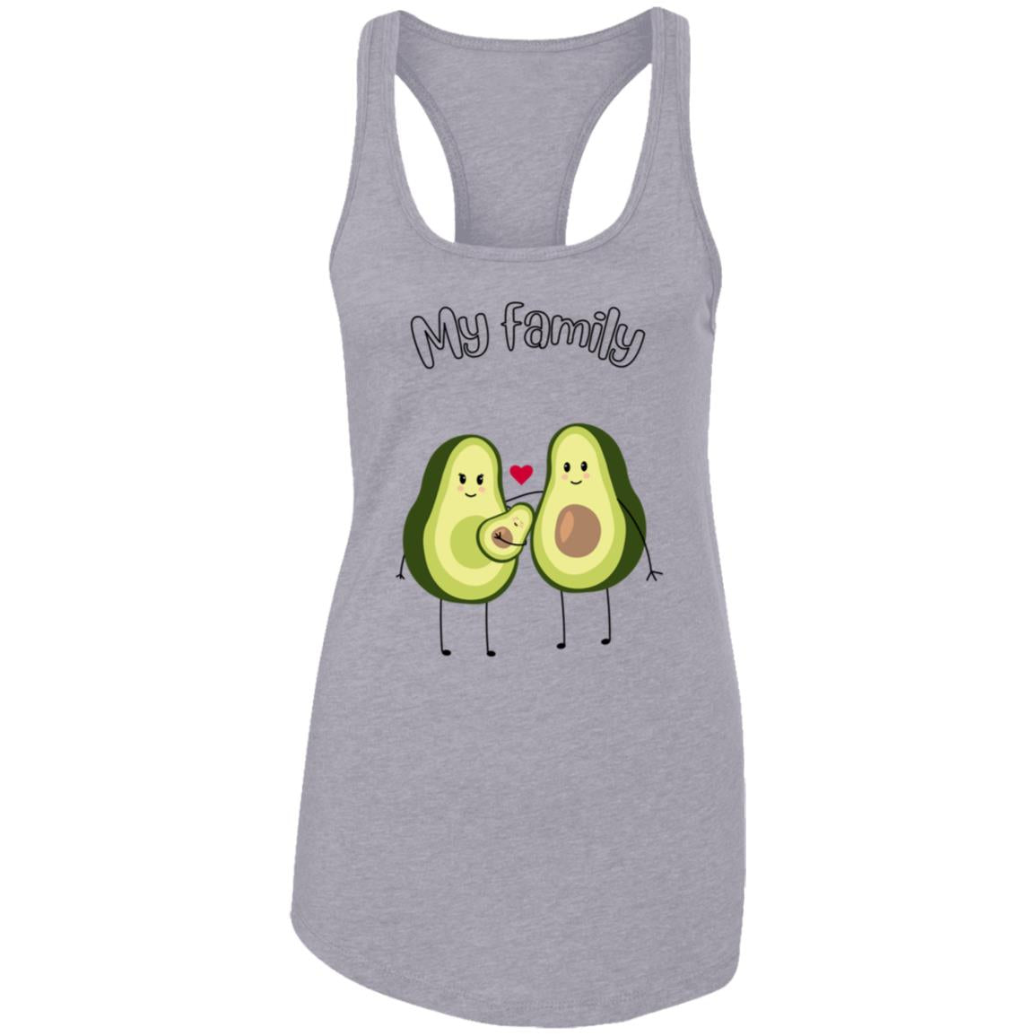 MY AVACADO FAMILY NL1533 Ladies Ideal Racerback Tank