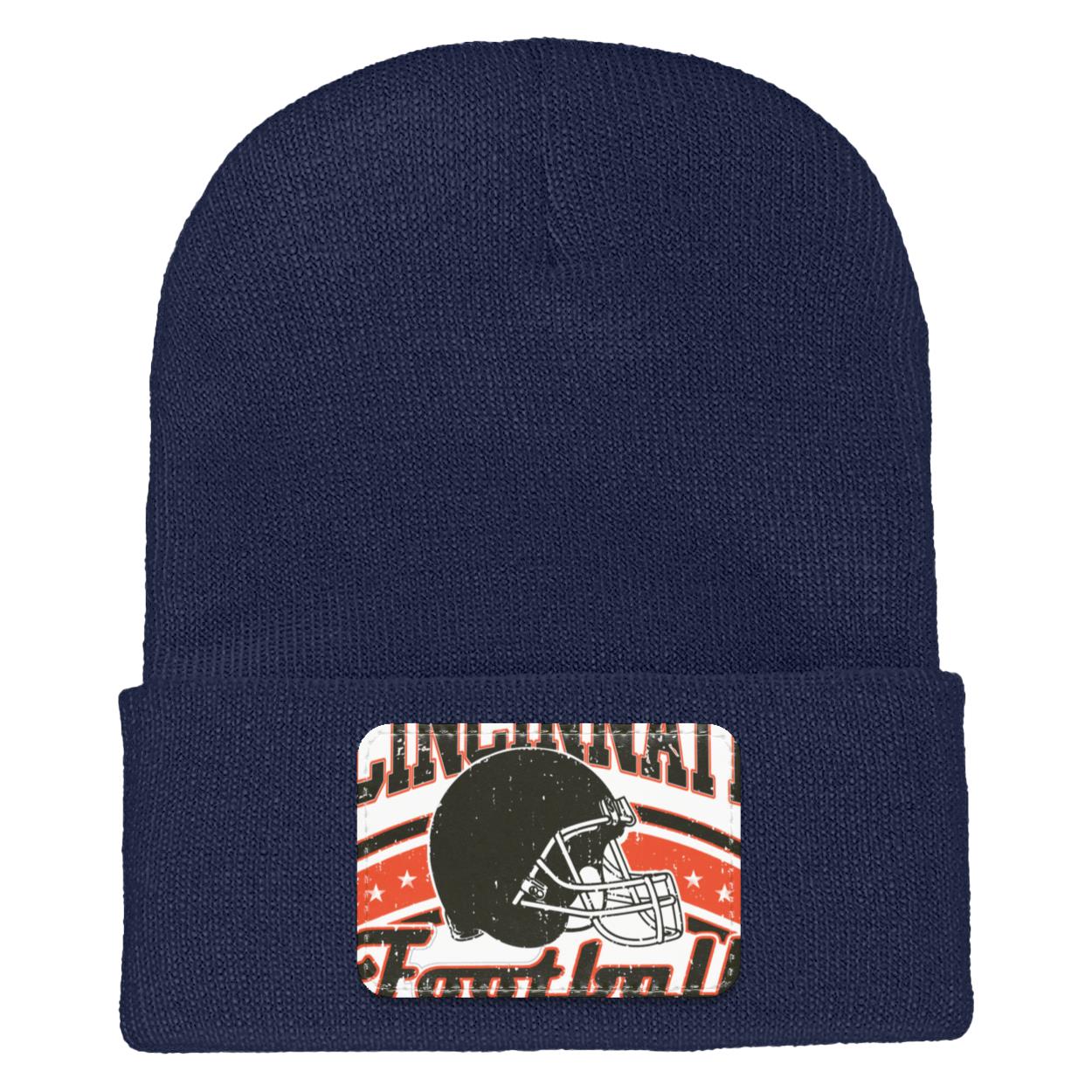 Cincinnati 1501 Yupoong Adult Cuffed Knit Beanie