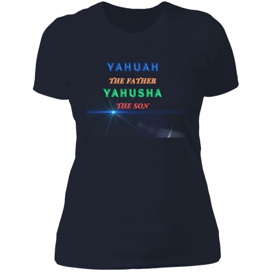 yahuah 2 (13 x 11.249 in) TRANSPARENT.png 2 NL3900 Ladies' T-Shirt
