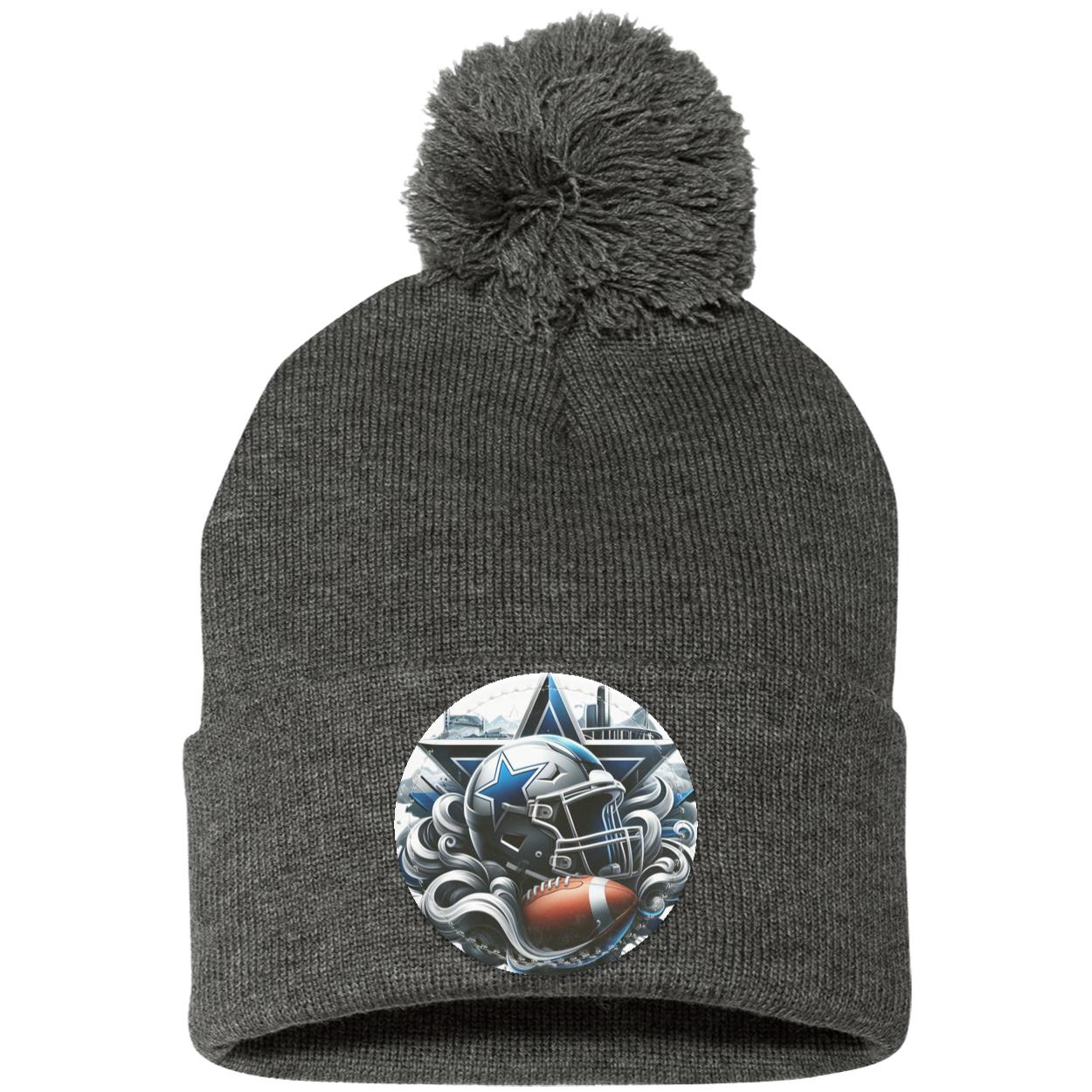 DallasT SP15 Pom Pom Knit Cap - Patch