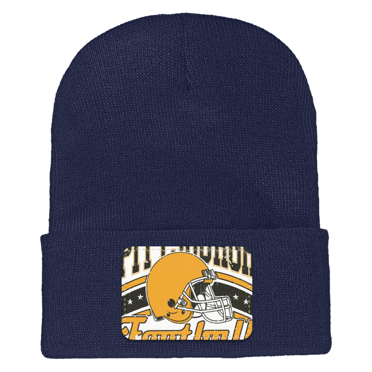 Pittsburgh 1501 Yupoong Adult Cuffed Knit Beanie