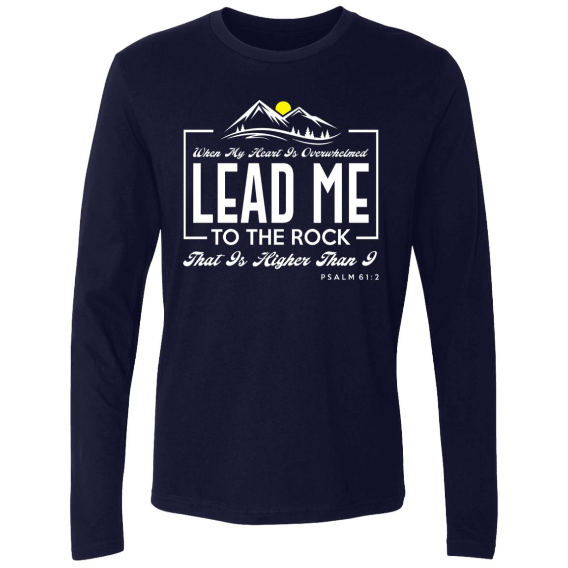 009 LEAD ME THE ROCK.jpg 1 NL3601 Men's Premium LS CASUAL TEE'S
