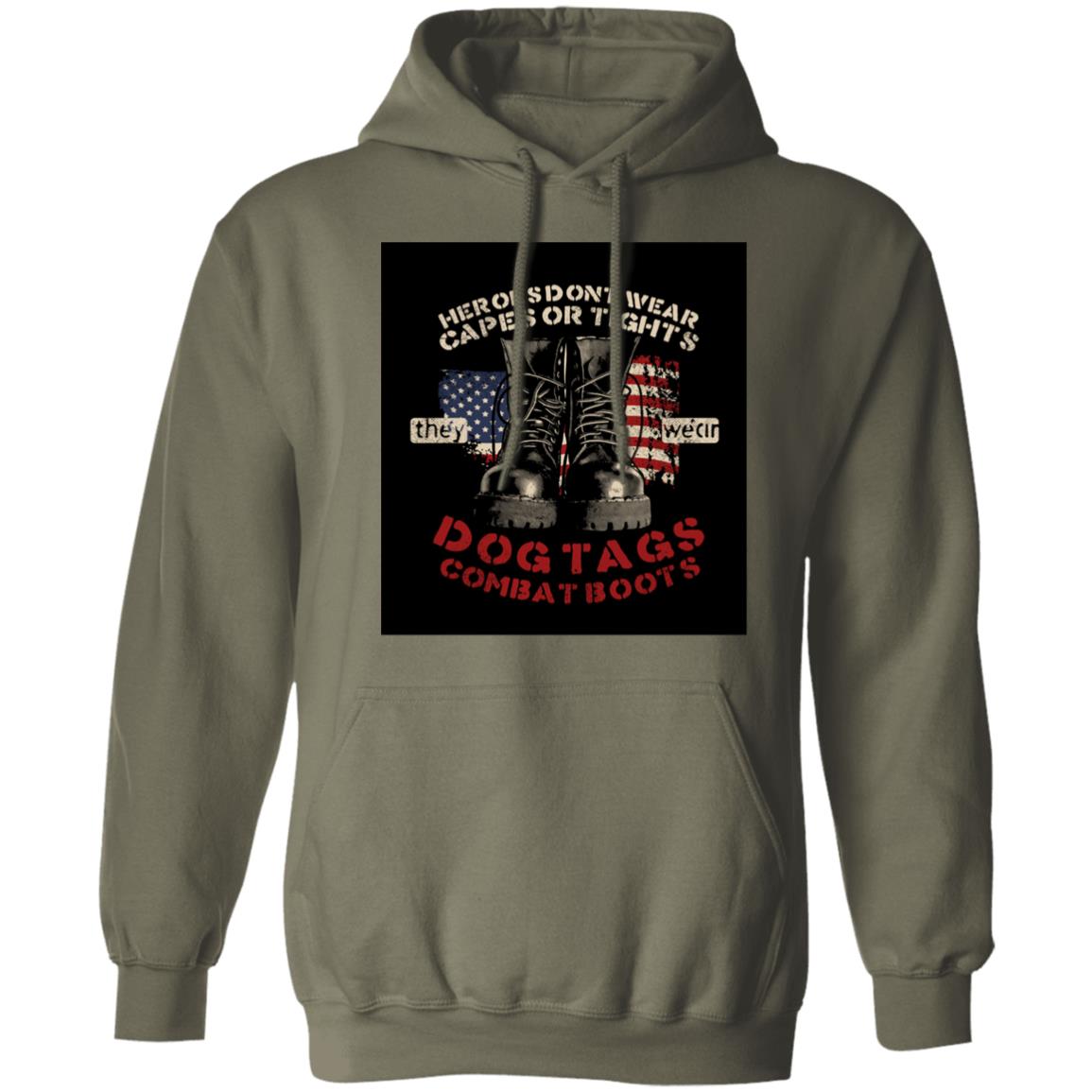 5__heroes_dont_wear_capes_or_tights- G185 Pullover Hoodie