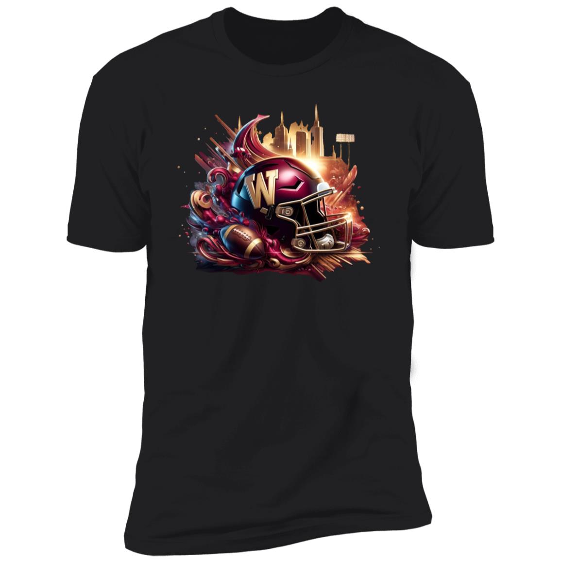 Washington Comandersvfootball3dw-300dpi NL3600 Premium SPORTS T-Shirt
