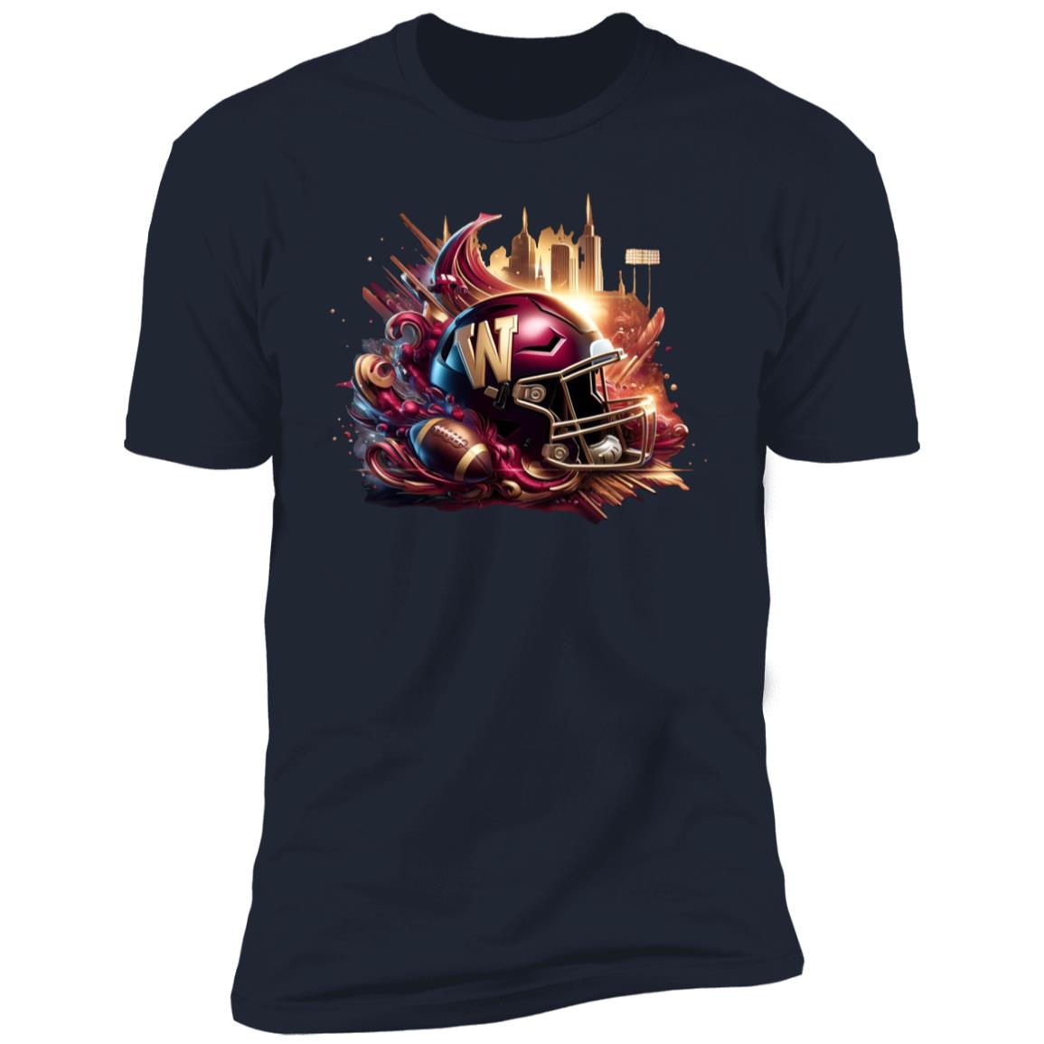 Washington Comandersvfootball3dw-300dpi NL3600 Premium SPORTS T-Shirt