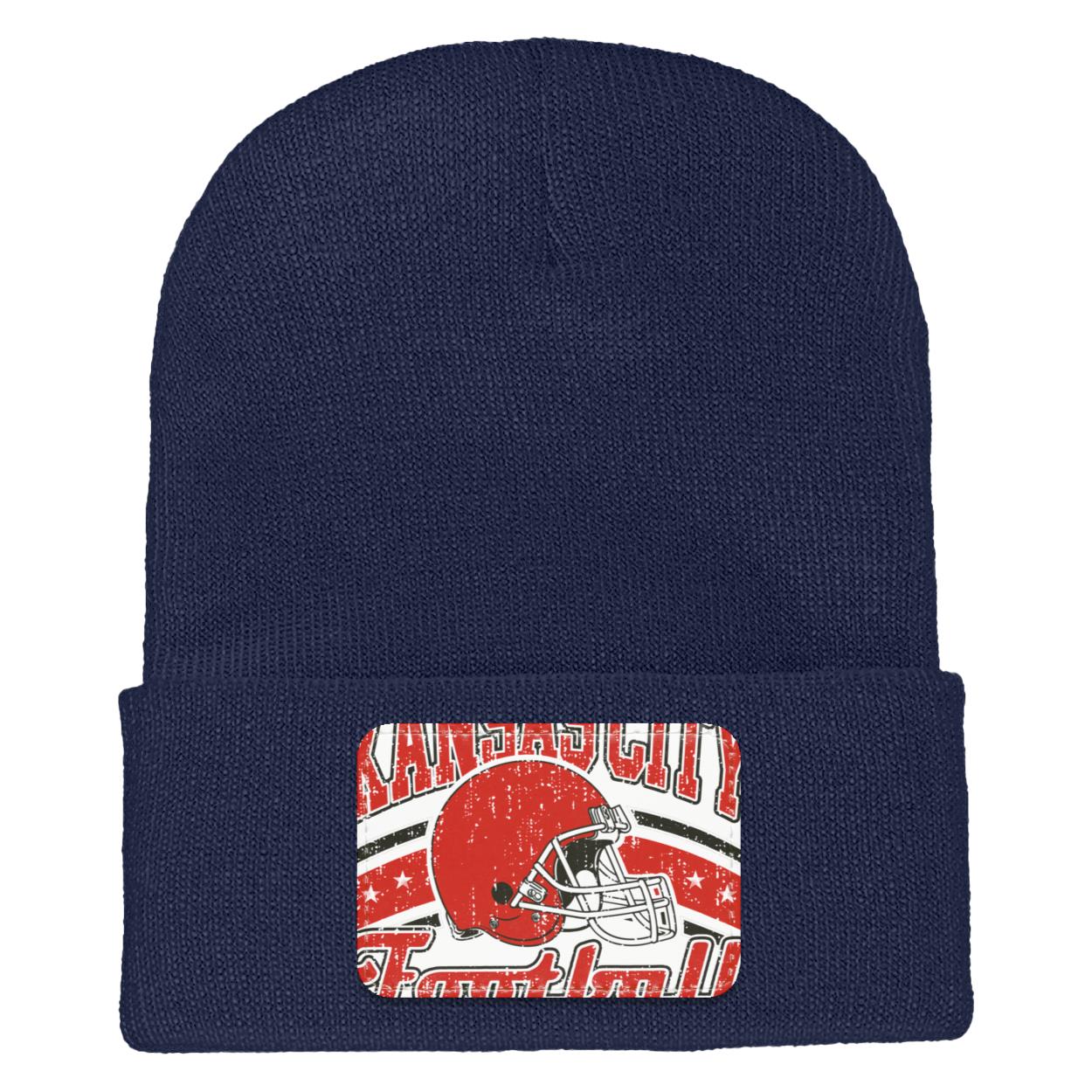 Kansas city 1501 Yupoong Adult Cuffed Knit Beanie
