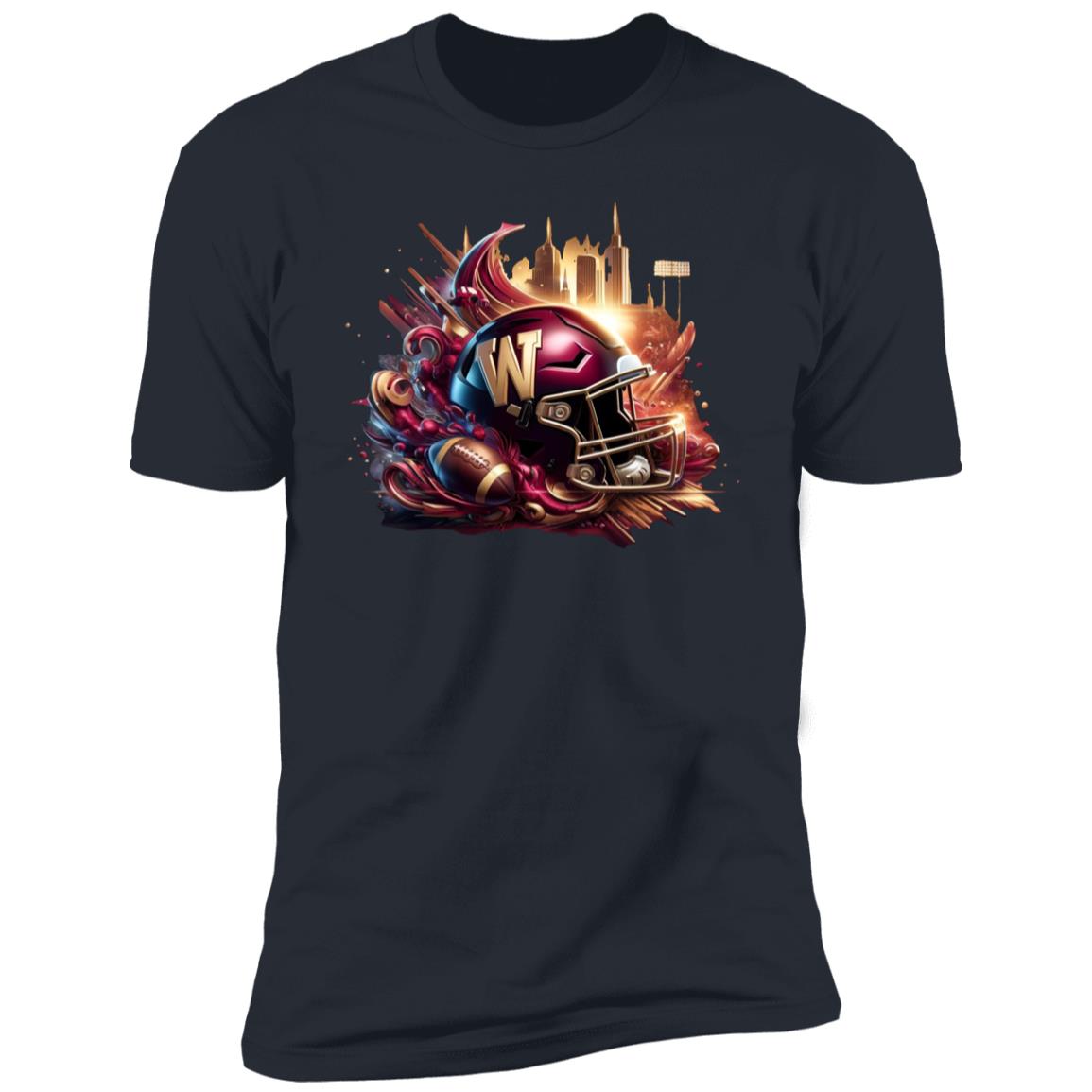Washington Comandersvfootball3dw-300dpi NL3600 Premium SPORTS T-Shirt