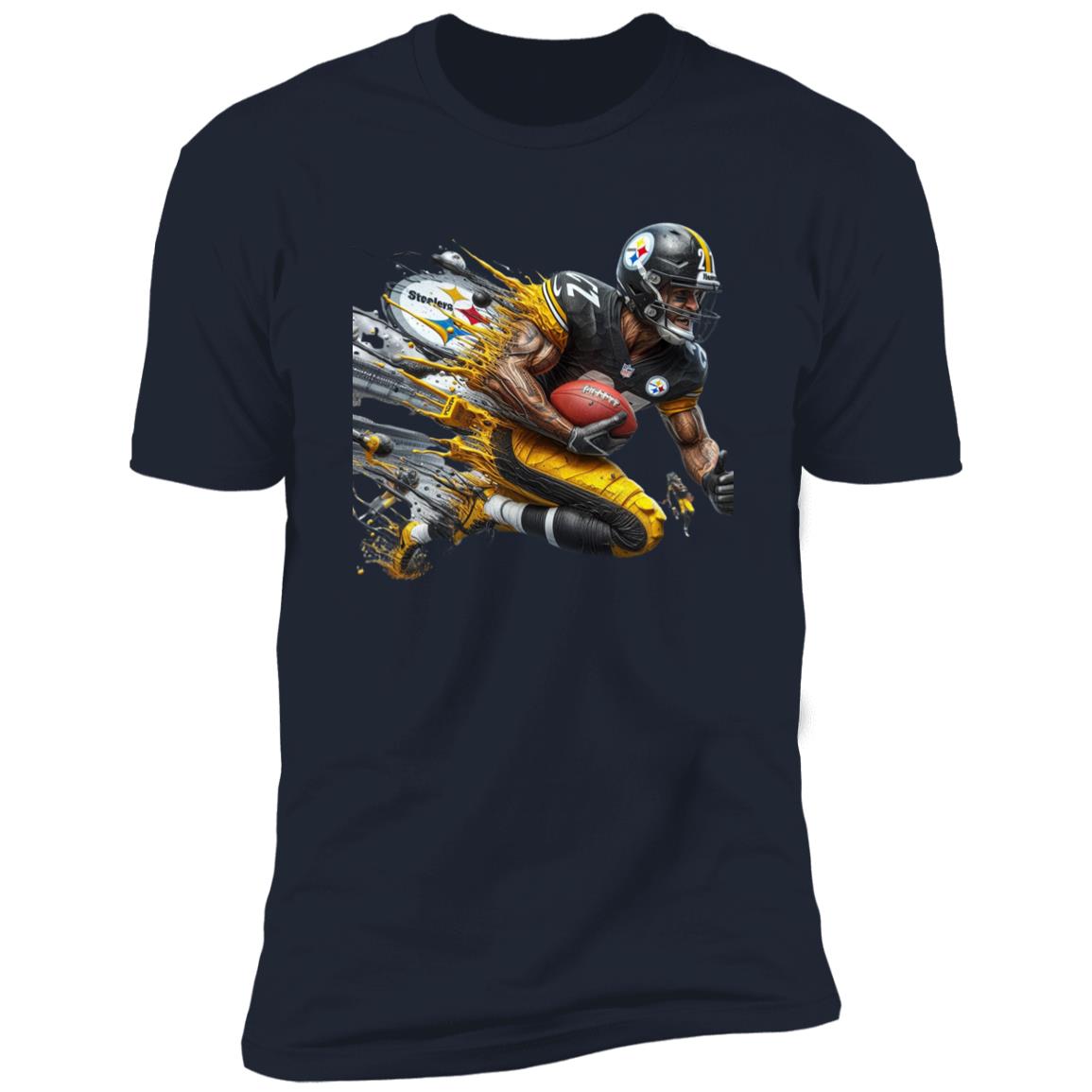 DALLAS FOOT BALL PLAYER WITH BALL NL3600 Premium SPORTS T SHIRTS