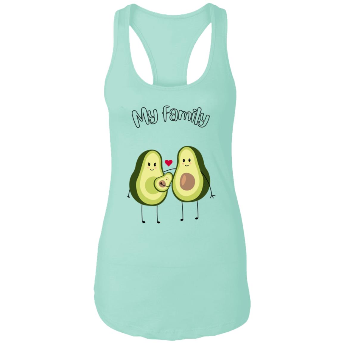 MY AVACADO FAMILY NL1533 Ladies Ideal Racerback Tank