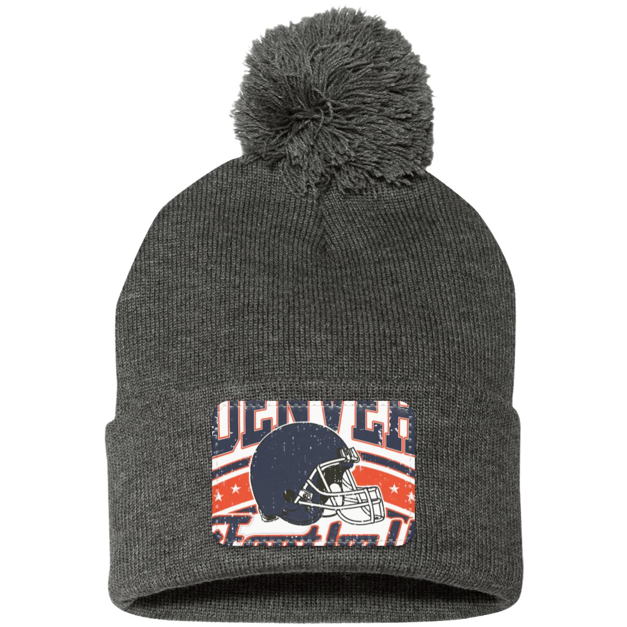 Denver SP15 Pom Pom Knit Cap - Patch