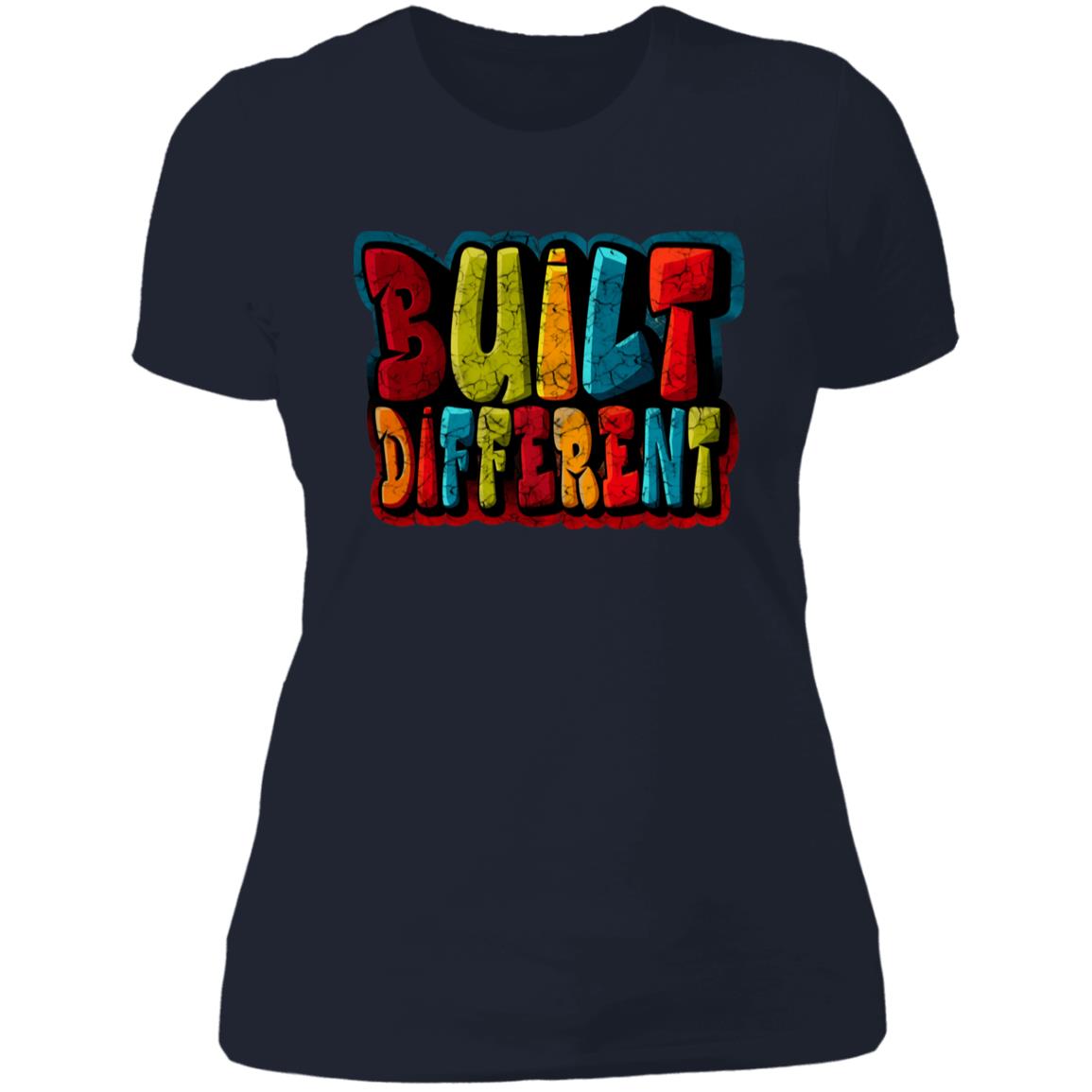 IMG-0236 BUILT DIFFERENT MULTIY COLOR NL3900 Ladies' Sports T-Shirt