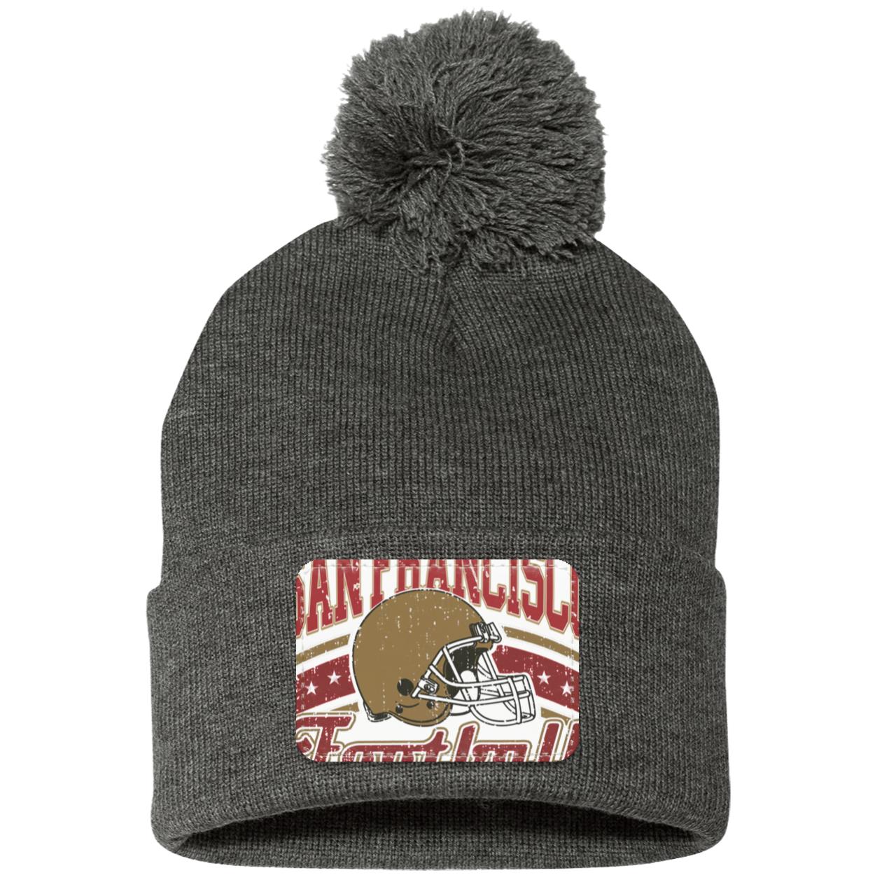 SanFrancisco SP15 Pom Pom Knit Cap - Patch