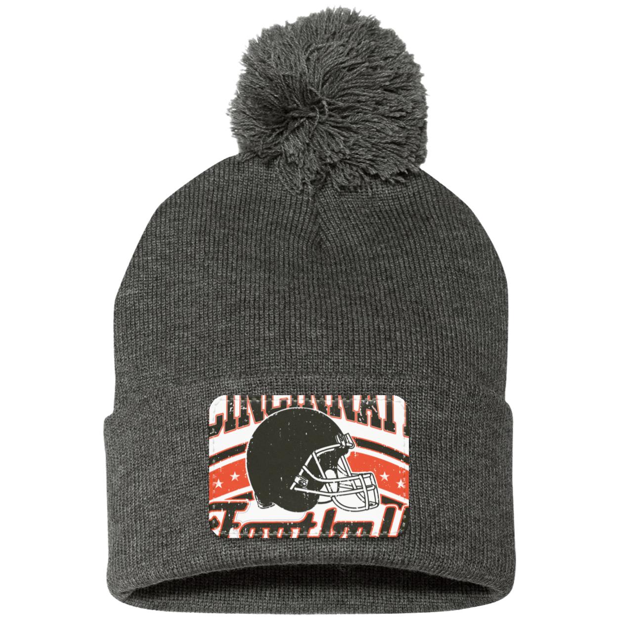 Cincinnati SP15 Pom Pom Knit Cap - Patch