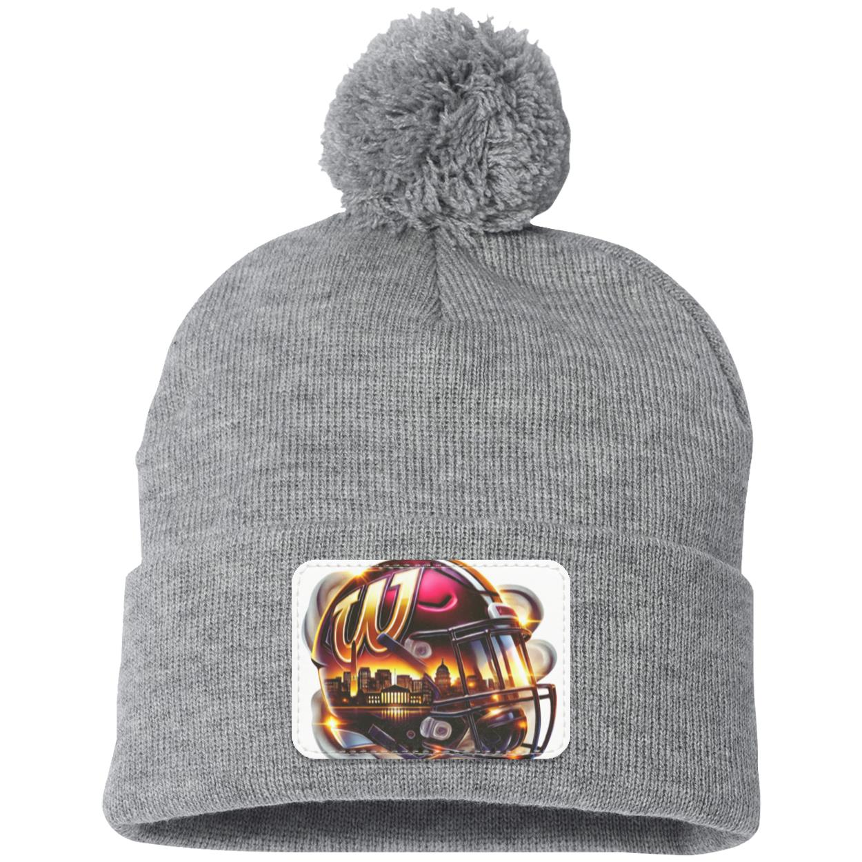 WASHINGTON SP15 Pom Pom Knit Cap - Patch