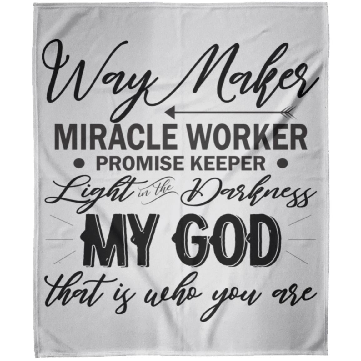010 WAY MAKER MIRACLE WORK 1 FLM Arctic Fleece Blanket 50x60