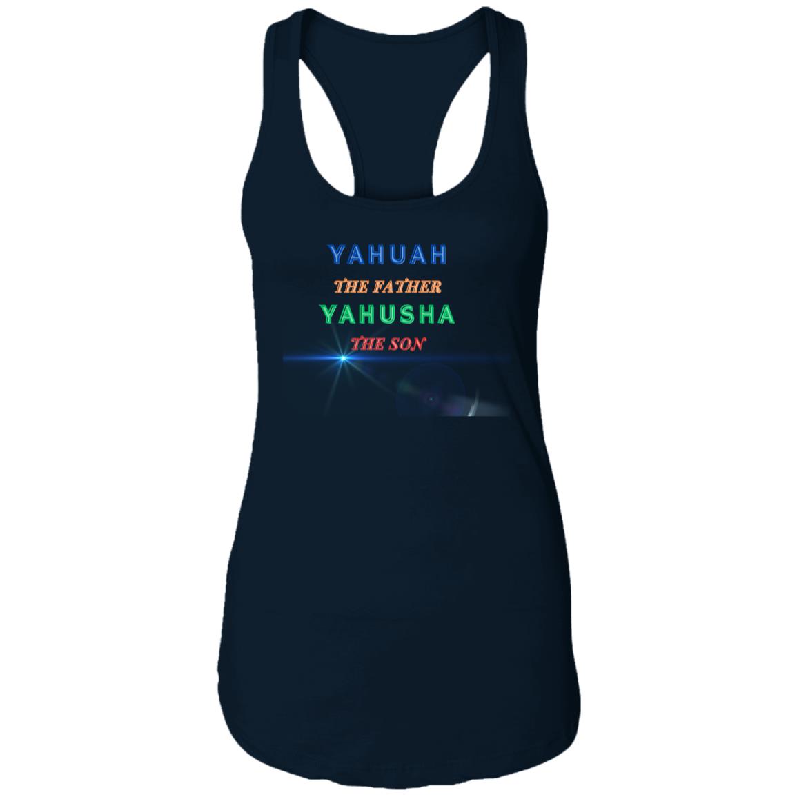 yahuah 2 (13 x 11.249 in) 2 NL1533 Ladies Ideal Racerback Tank
