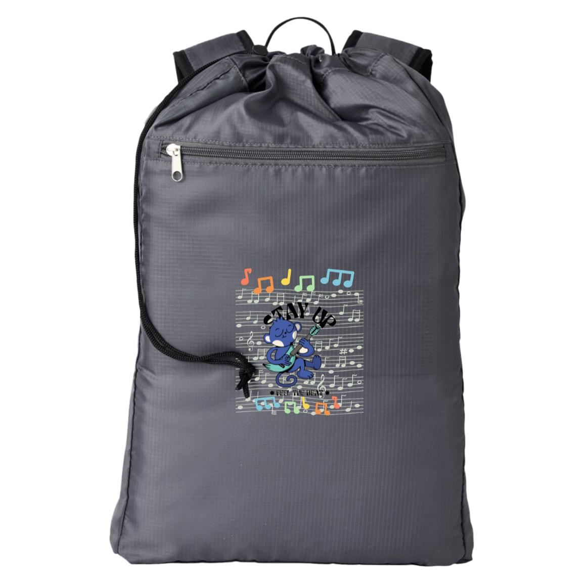 ROCK ON MUSICAL TRANSPARENT BE278 BAGedge Getaway Cinchback Backpack