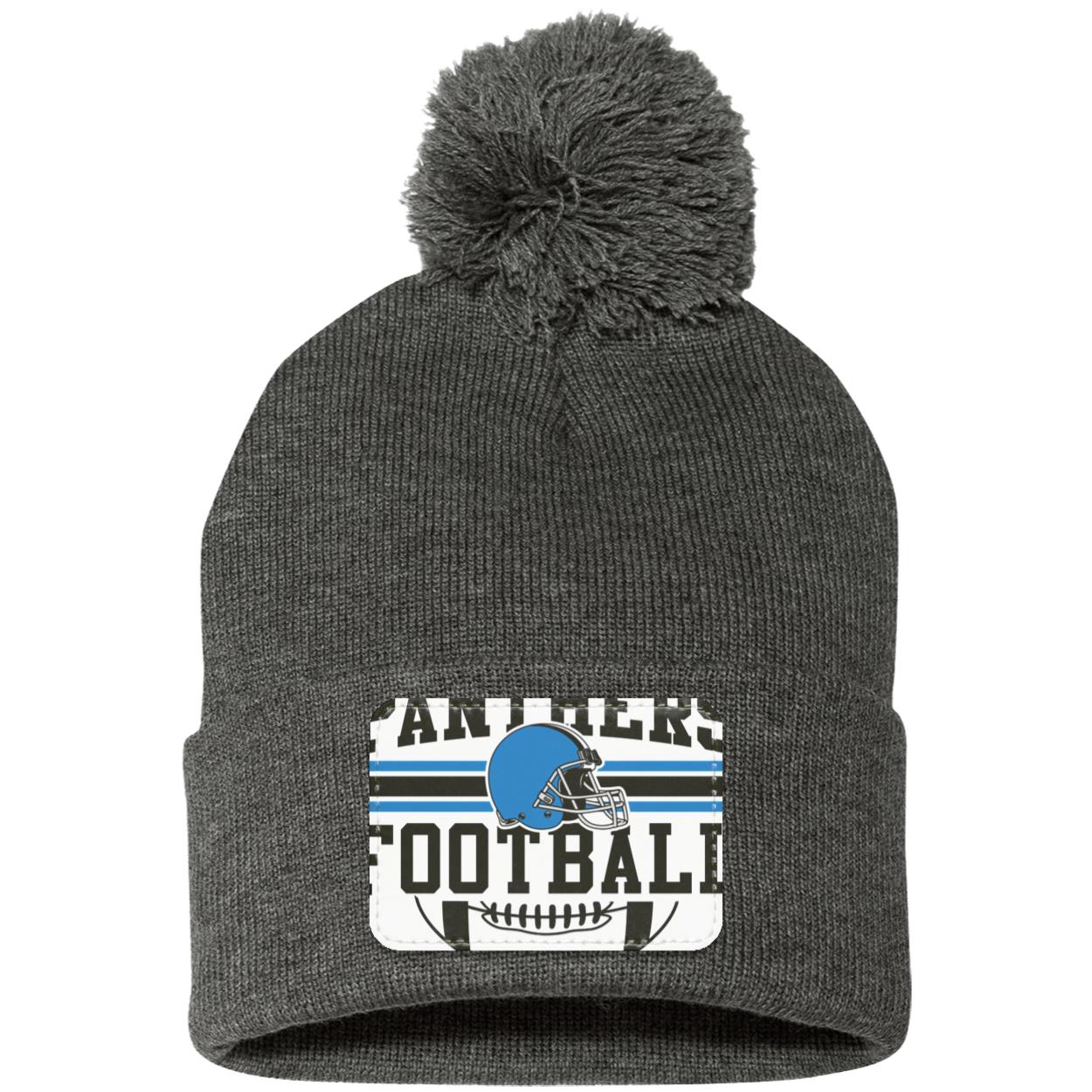 PANTHERS PNG SP15 Pom Pom Knit Cap - Patch