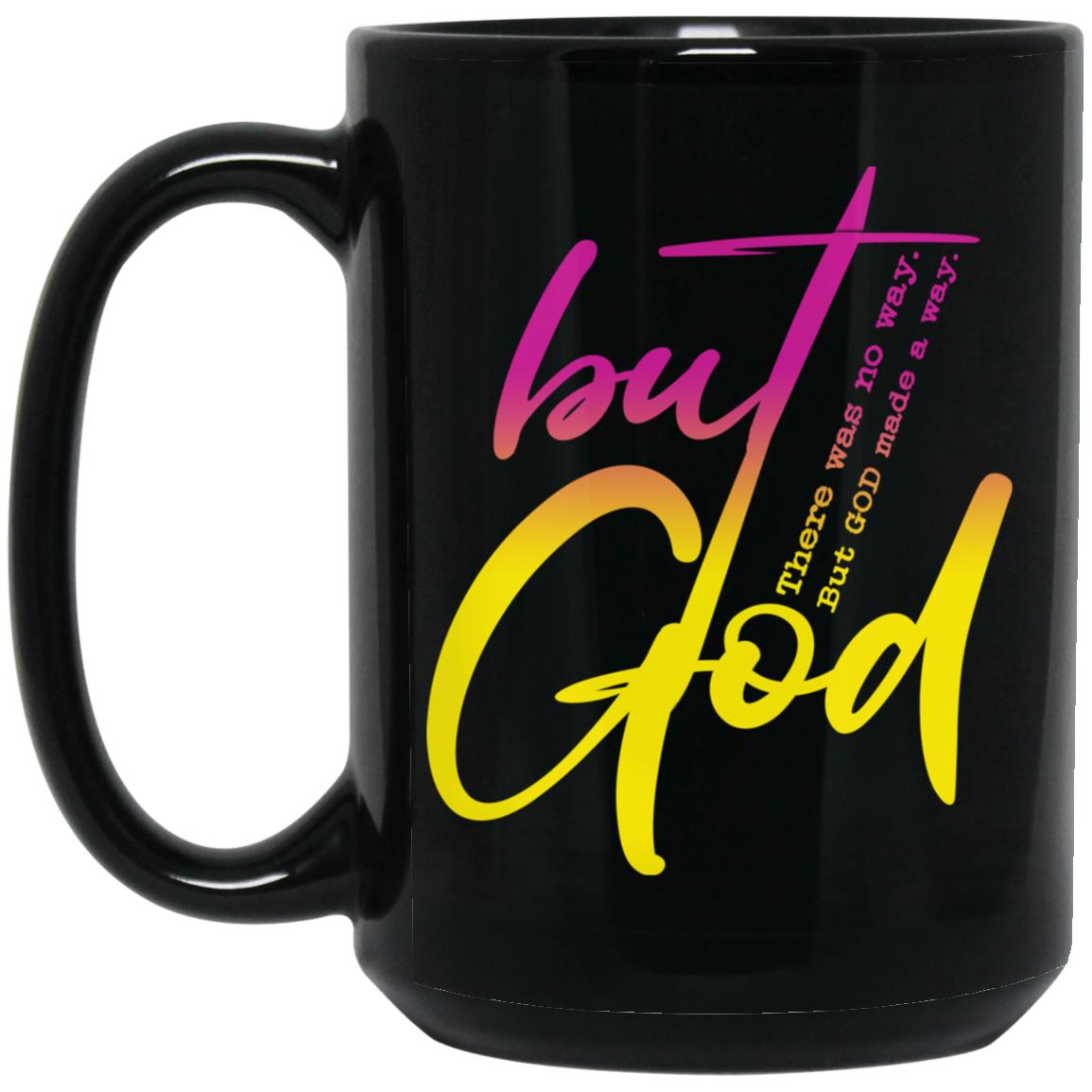 But God-ombre-2- BM15OZ 15oz Black Mug