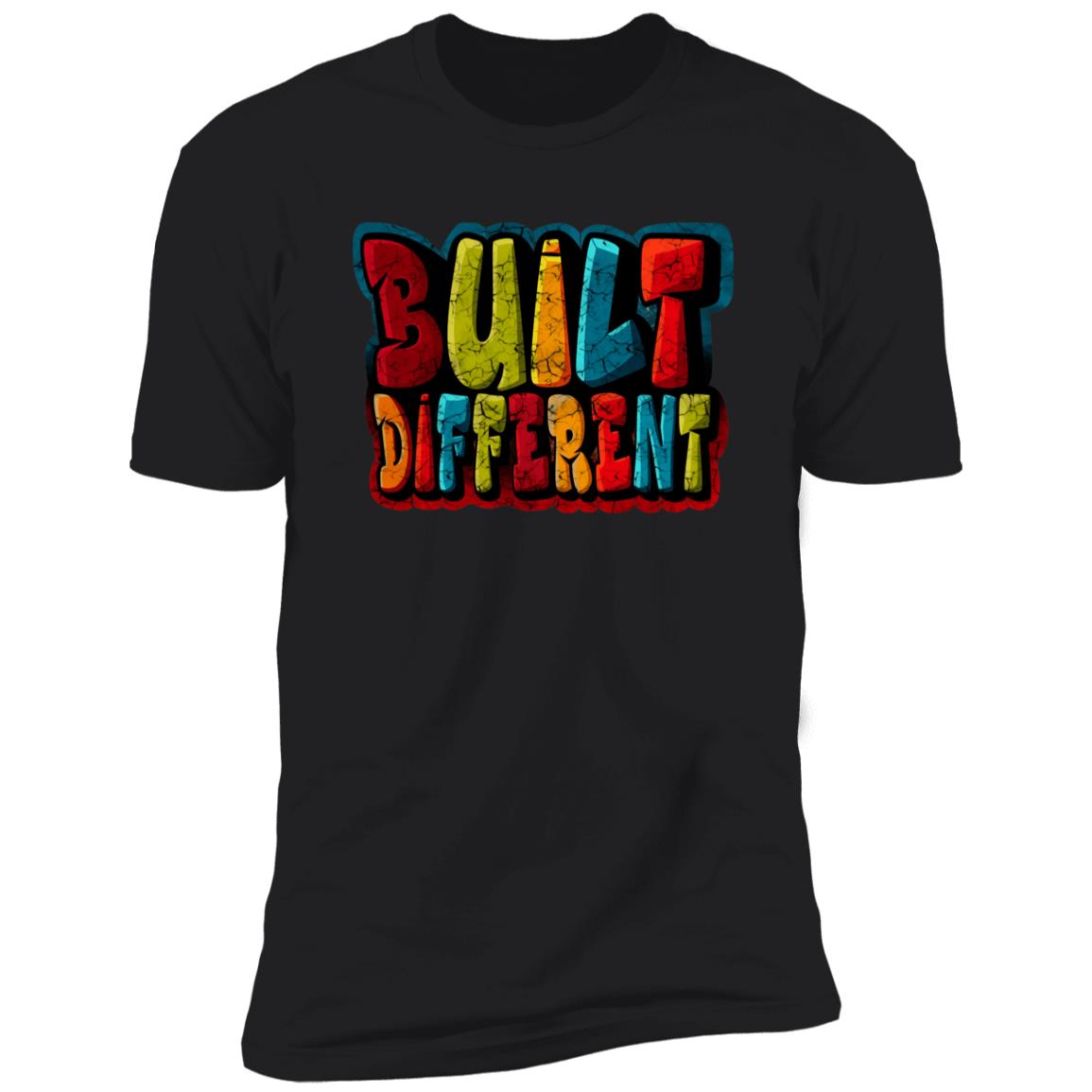 IMG-0236 BUILT DIFFERENT MULTIY COLOR NL3600 Premium Sports T-Shirt