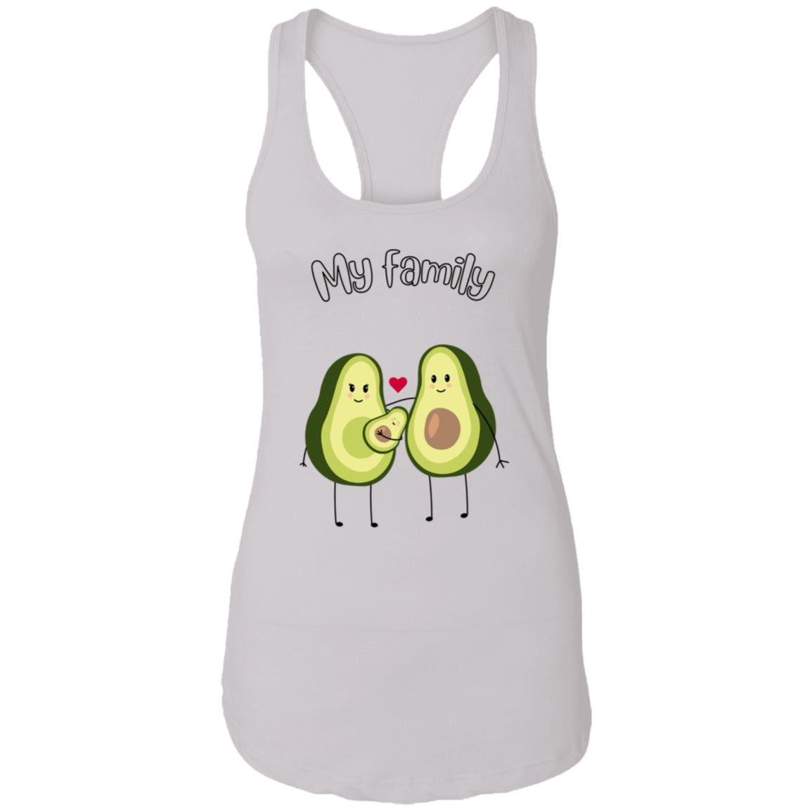 MY AVACADO FAMILY NL1533 Ladies Ideal Racerback Tank