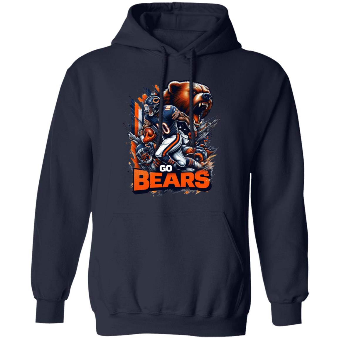 Chicago Bears Sports G185 Gildan Pullover Hoodie(T-Shirts) G185 Gildan Pullover Hoodie