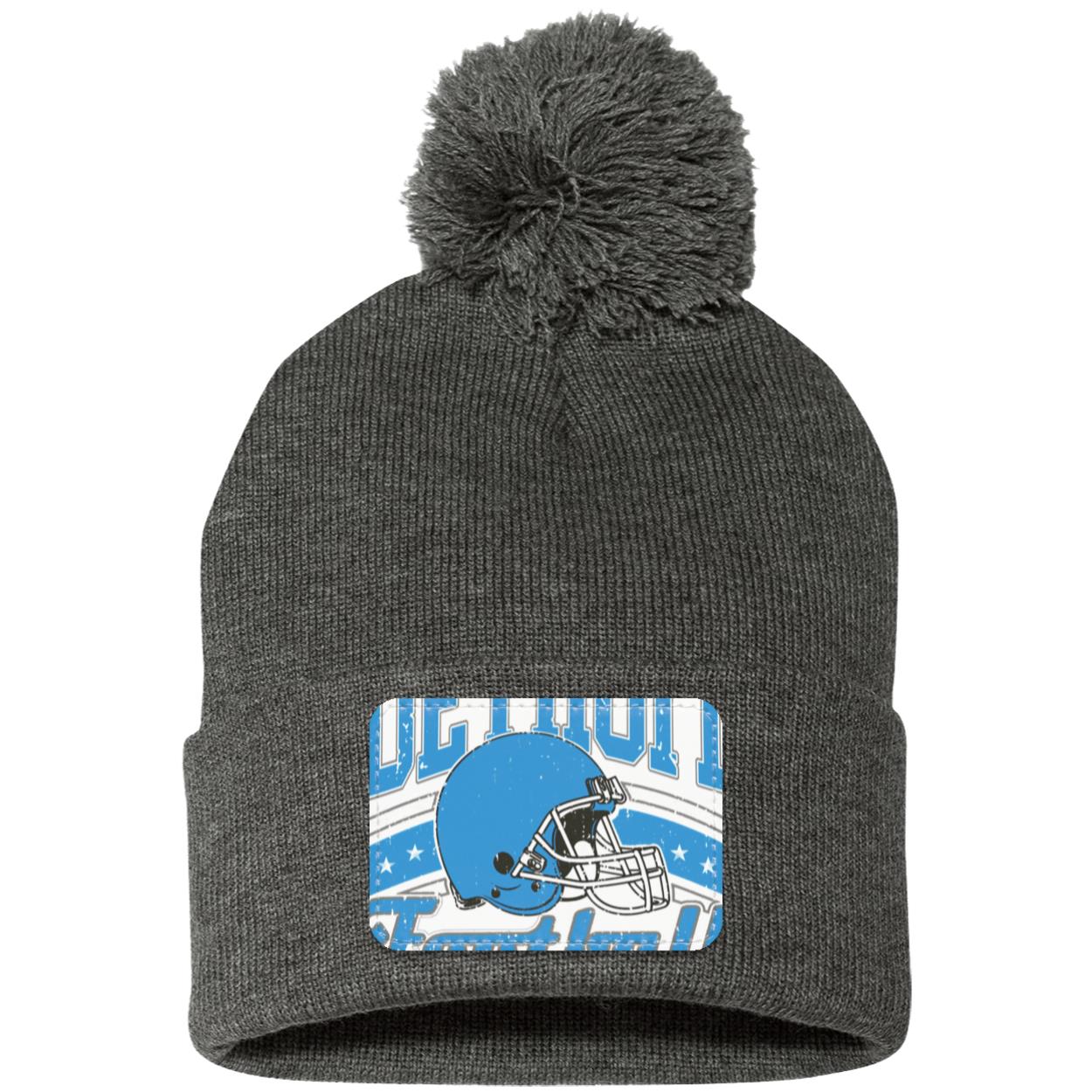 Detroit SP15 Pom Pom Knit Cap - Patch