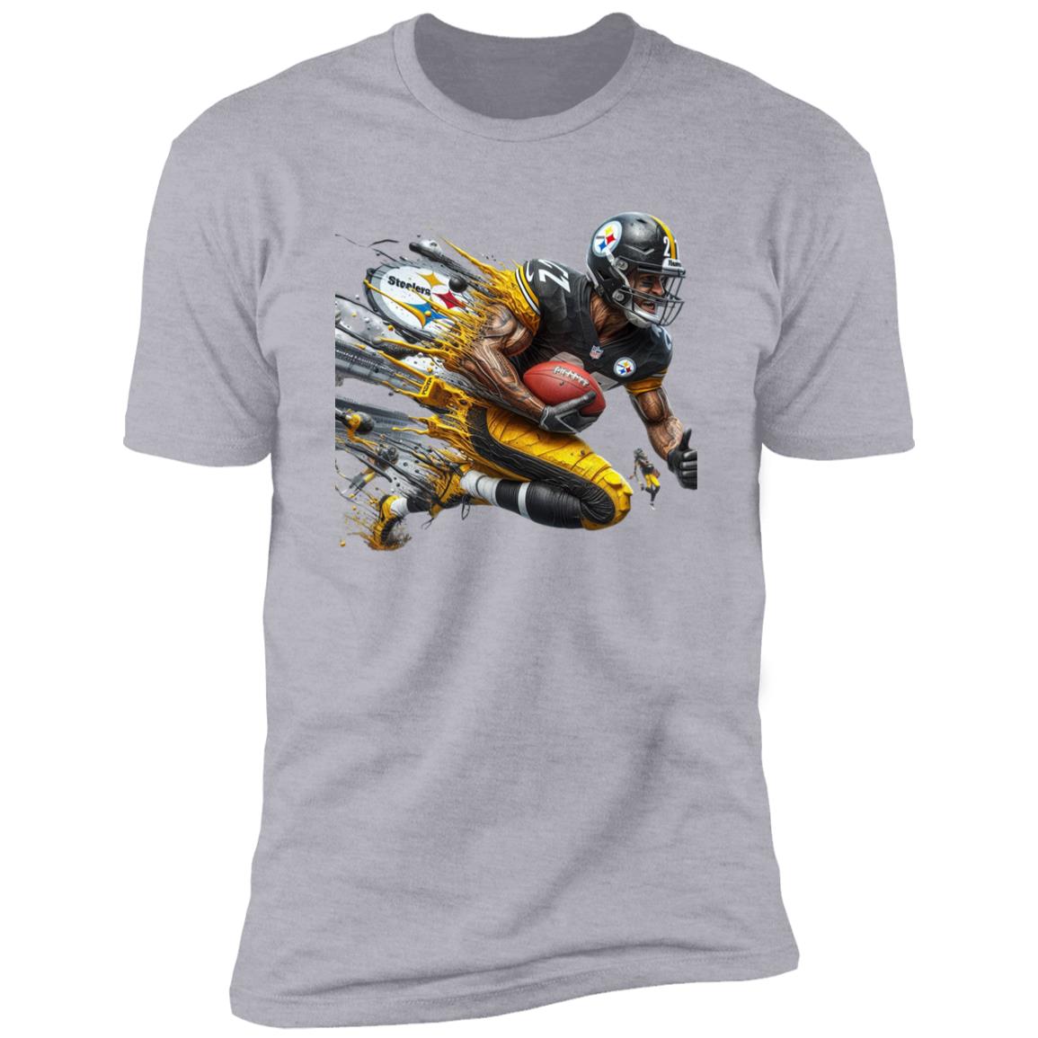 DALLAS FOOT BALL PLAYER WITH BALL NL3600 Premium SPORTS T SHIRTS