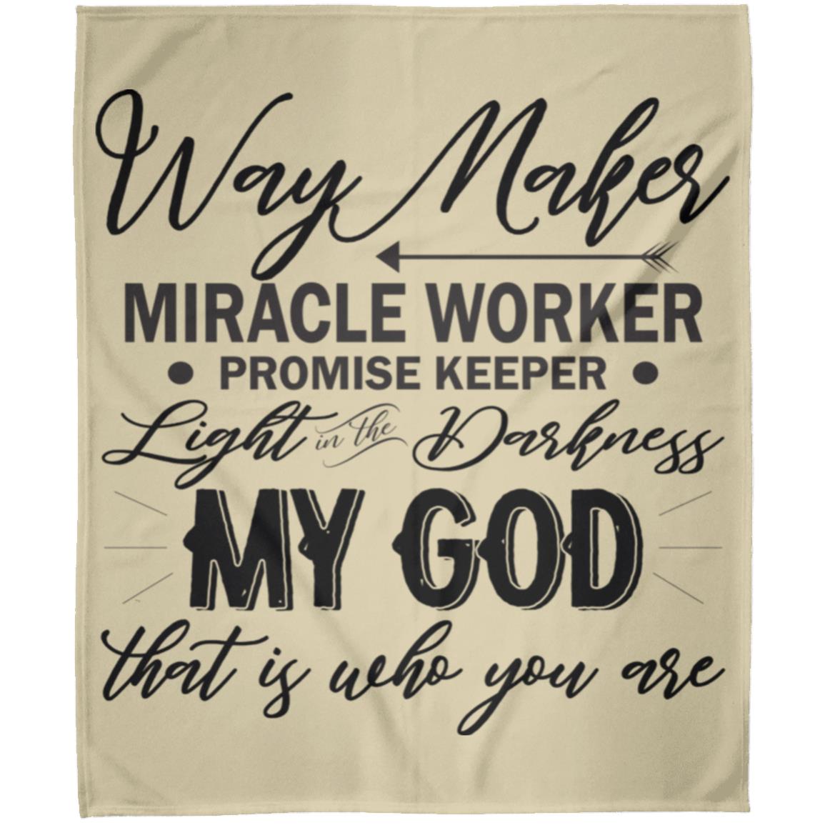 010 WAY MAKER MIRACLE WORK 1 FLM Arctic Fleece Blanket 50x60