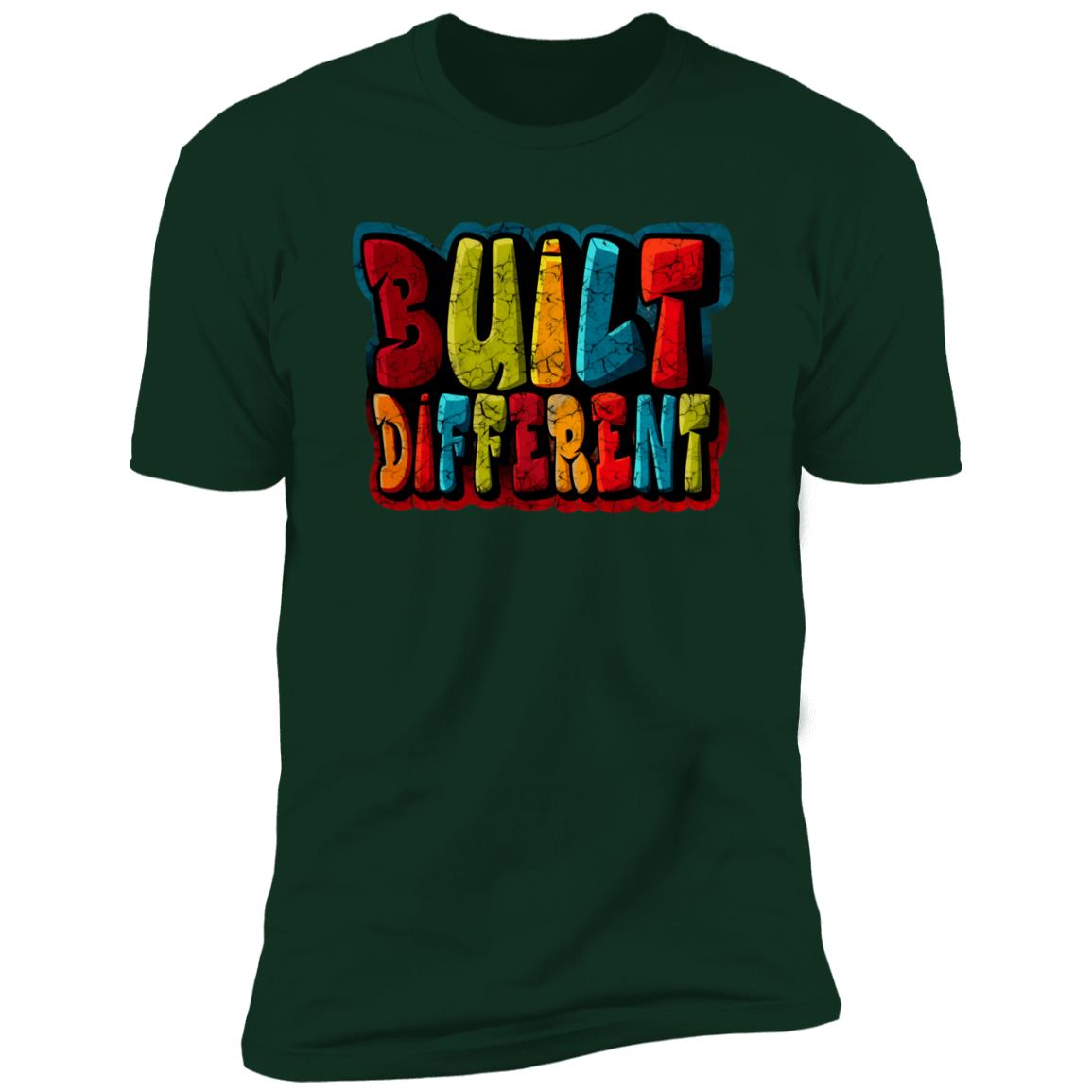 IMG-0236 BUILT DIFFERENT MULTIY COLOR NL3600 Premium Sports T-Shirt