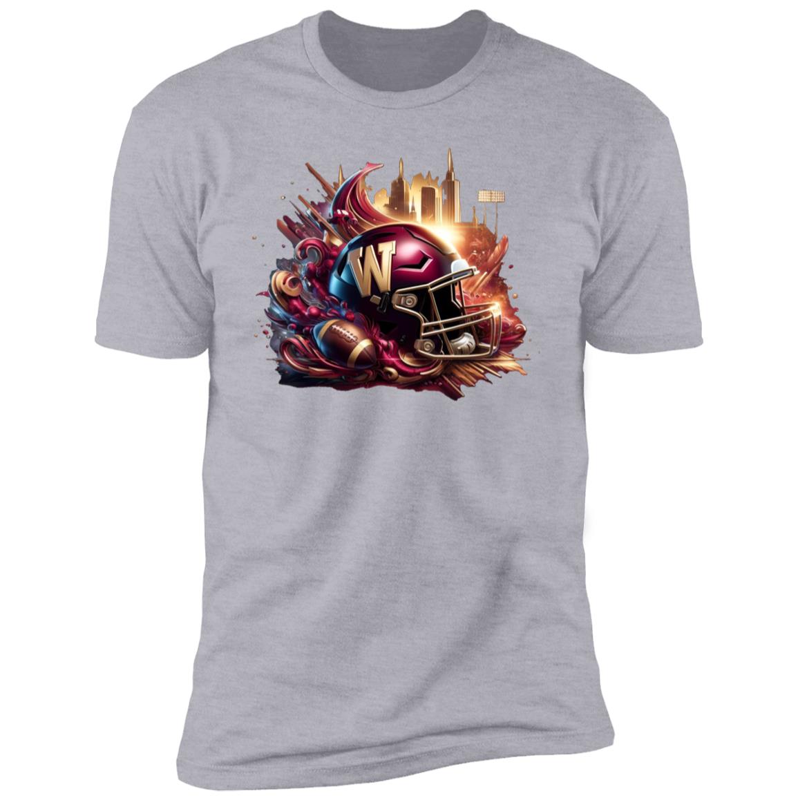Washington Comandersvfootball3dw-300dpi NL3600 Premium SPORTS T-Shirt