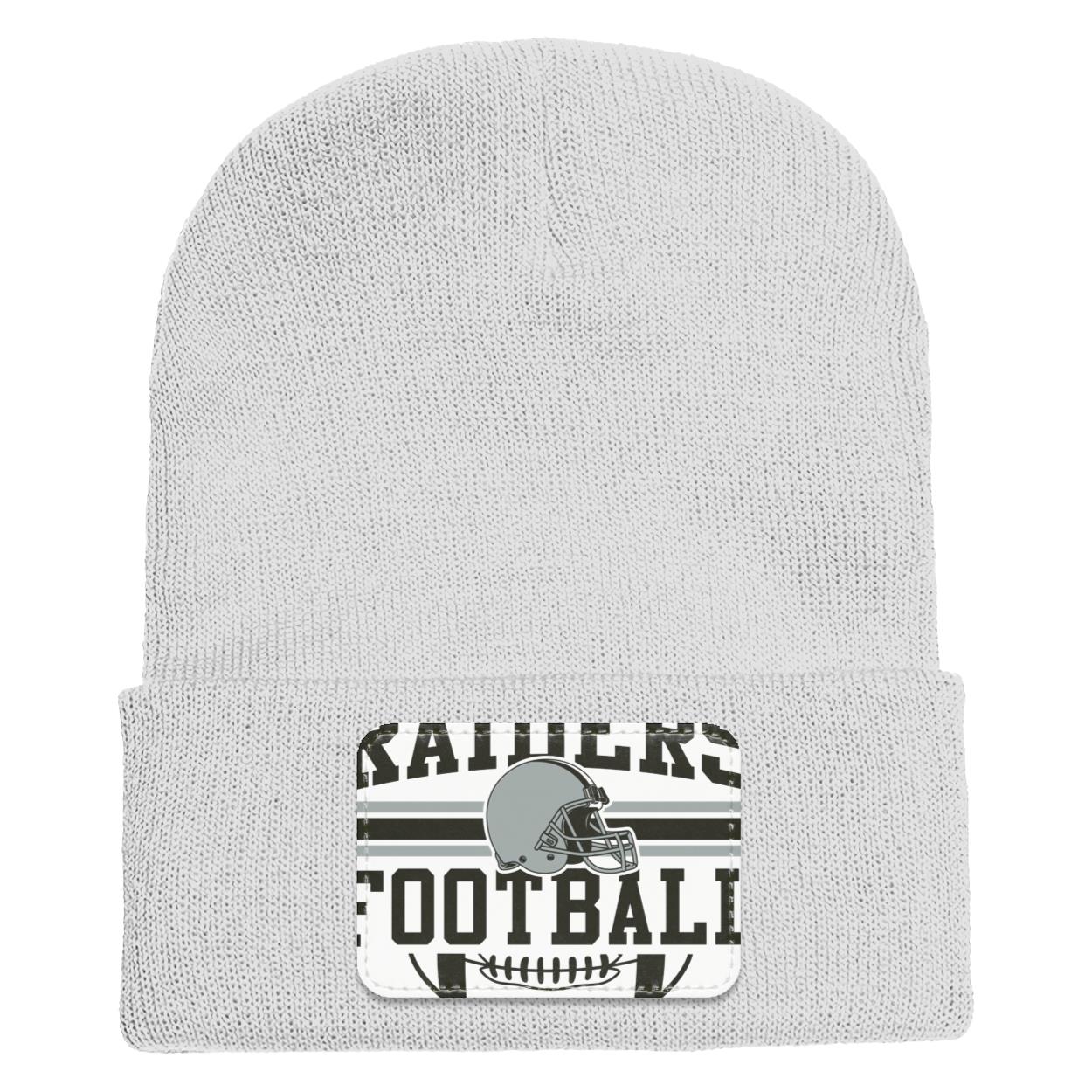 PNGFILE RAIDERS FOOTBALL 1 1501 Yupoong Adult Cuffed Knit Beanie