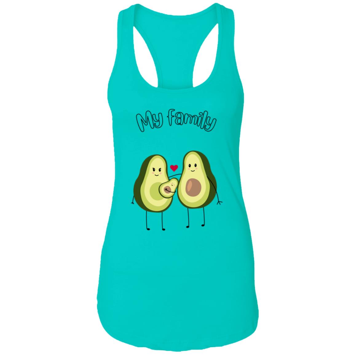 MY AVACADO FAMILY NL1533 Ladies Ideal Racerback Tank