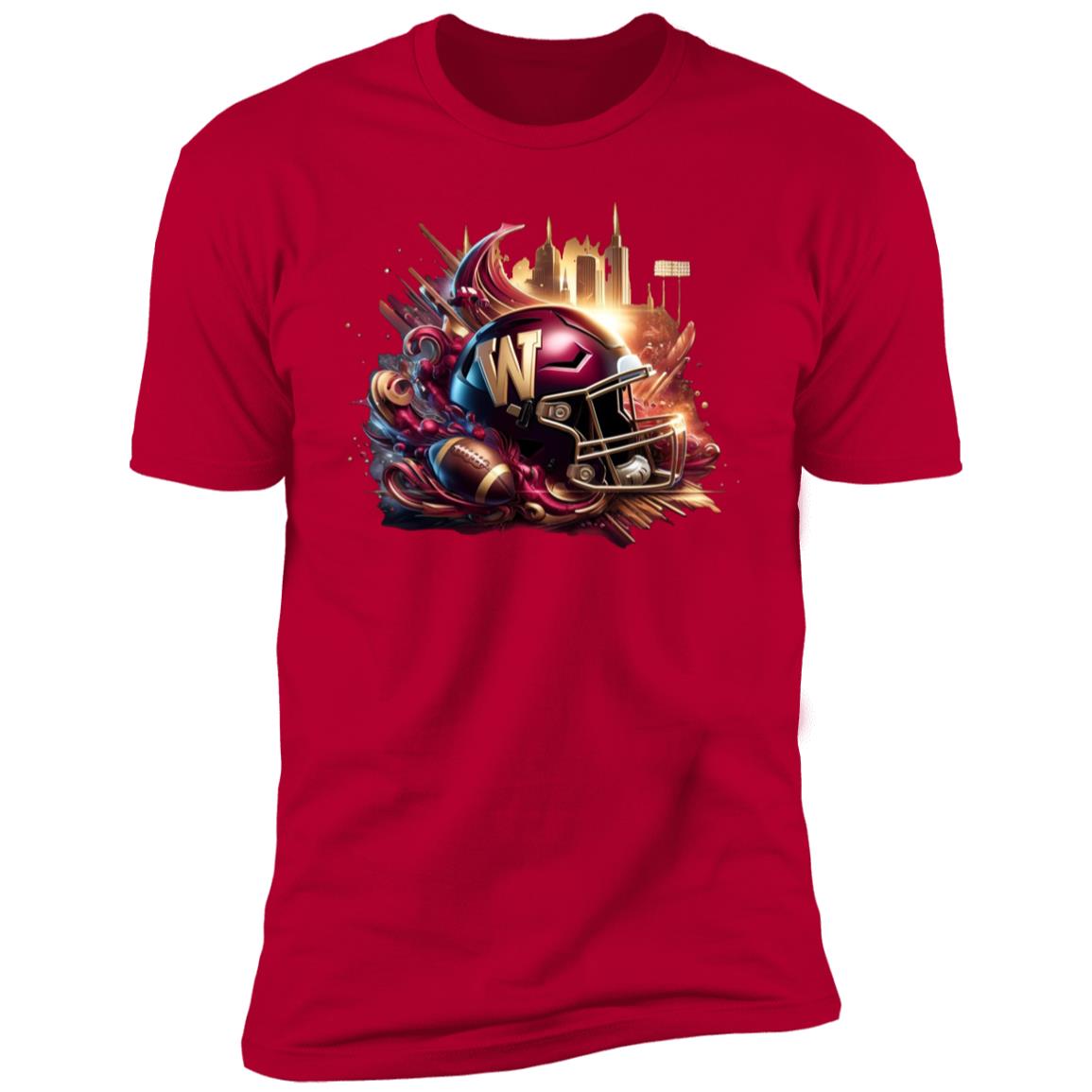 Washington Comandersvfootball3dw-300dpi NL3600 Premium SPORTS T-Shirt