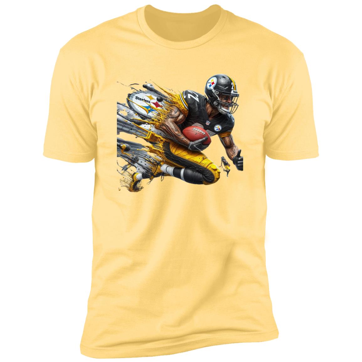 DALLAS FOOT BALL PLAYER WITH BALL NL3600 Premium SPORTS T SHIRTS