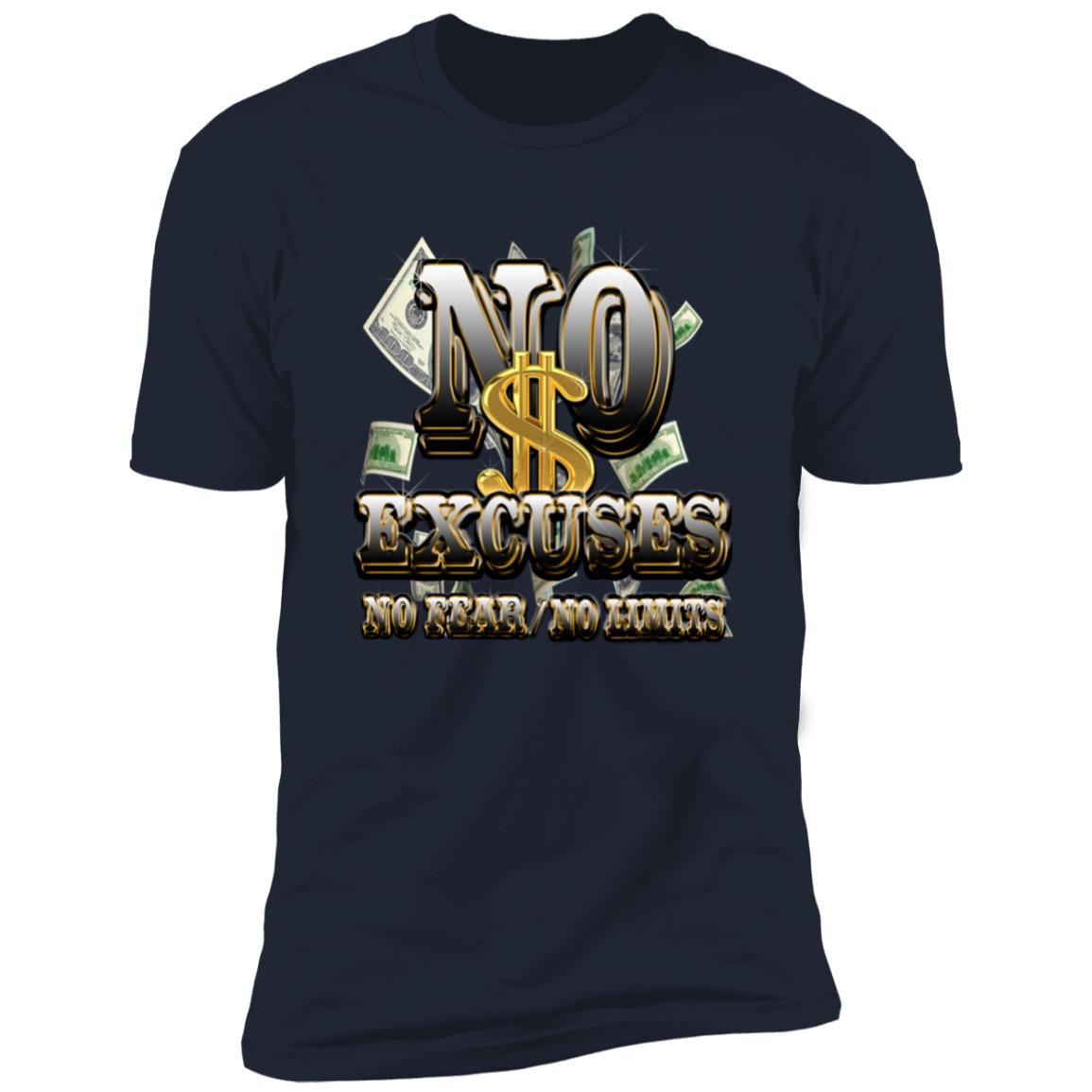 noexcuses MONEY HUSTLER NL3600 Premium Casual Tee's