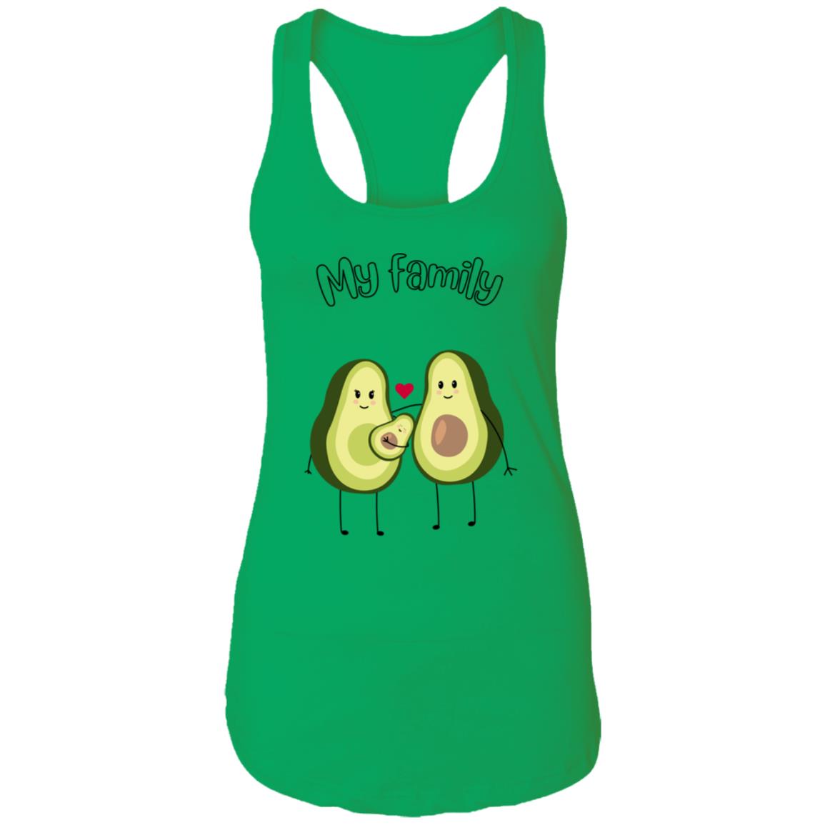 MY AVACADO FAMILY NL1533 Ladies Ideal Racerback Tank
