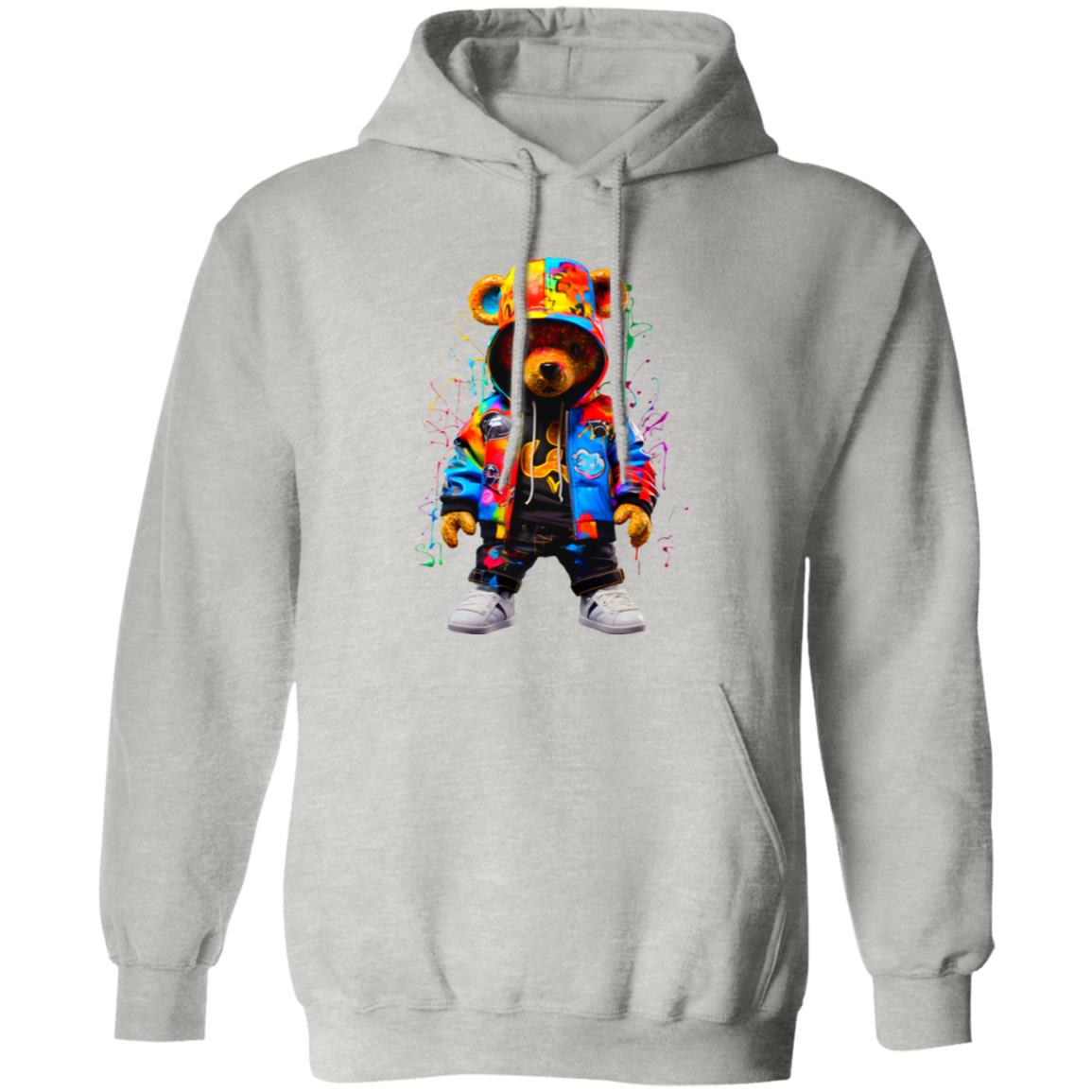 hiphopbearglitterdtfenhanced (1)- G185 Pullover Hoodie