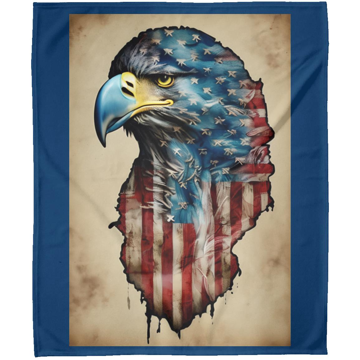AMERICAN EAGLE #2 FLM Arctic Fleece Blanket 50x60