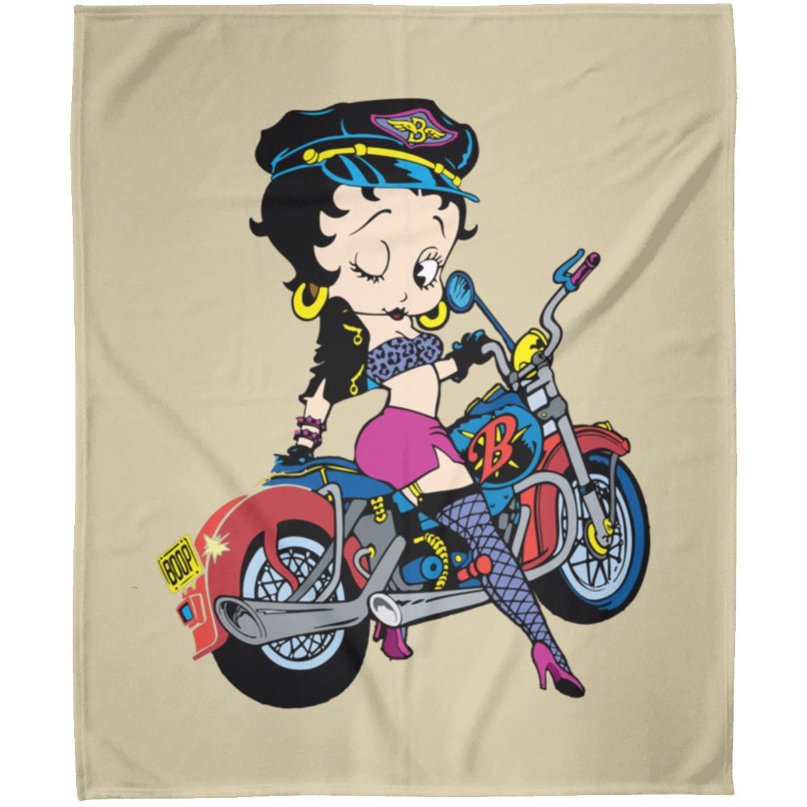 MOTORCYCLE BETTY BOOPFLM Arctic Fleece Blanket 50x60