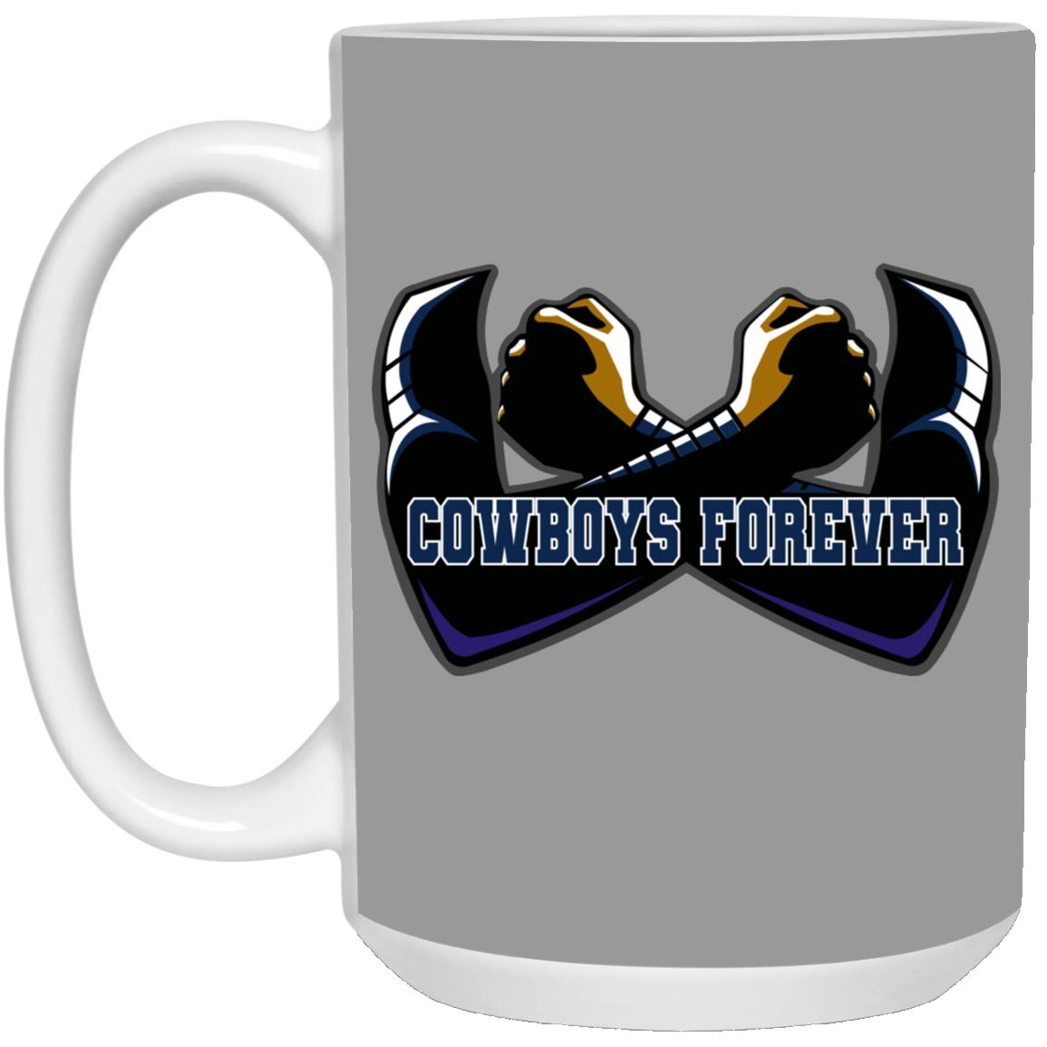 COWBOYS FOREVER 21504 15 oz. White Mug