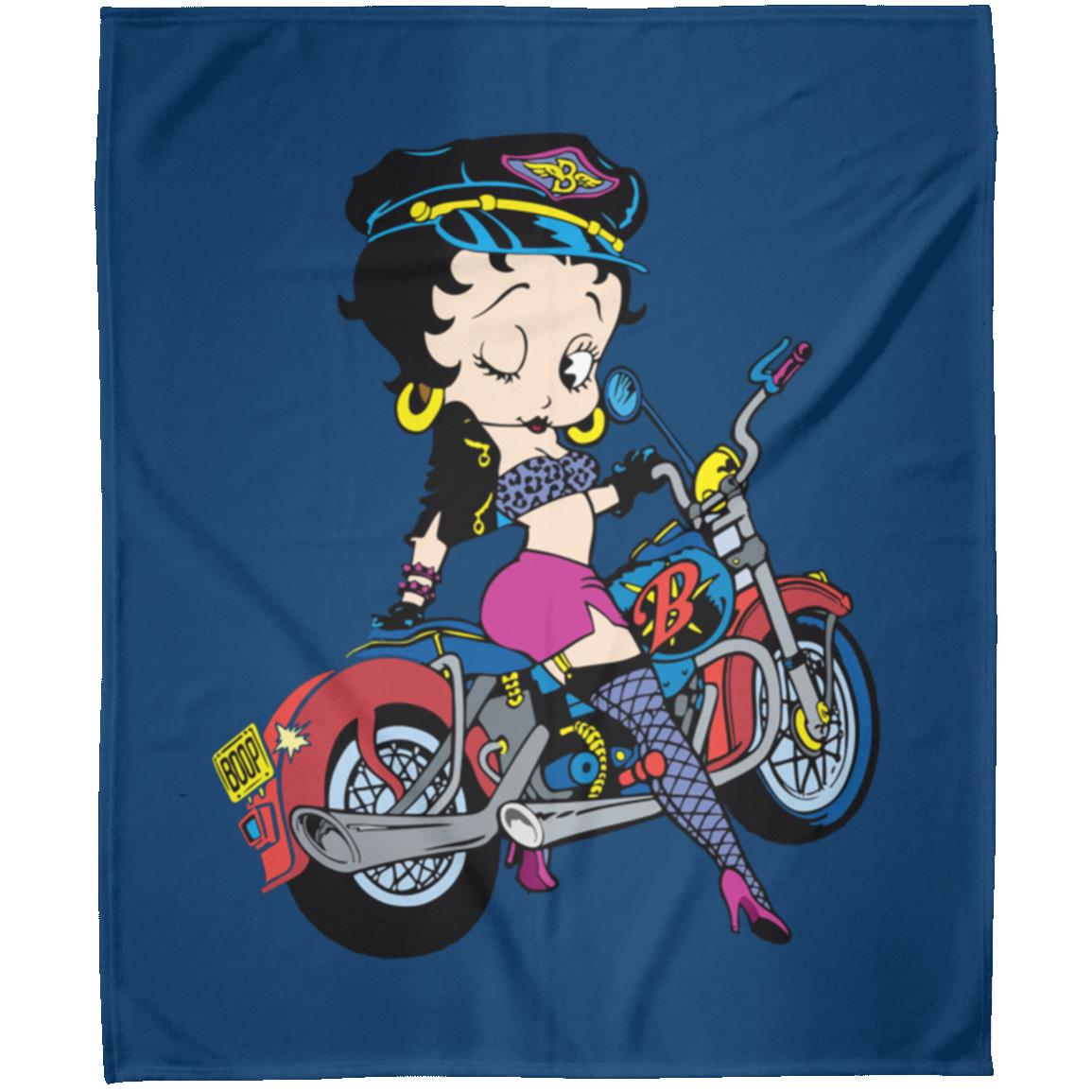 MOTORCYCLE BETTY BOOPFLM Arctic Fleece Blanket 50x60
