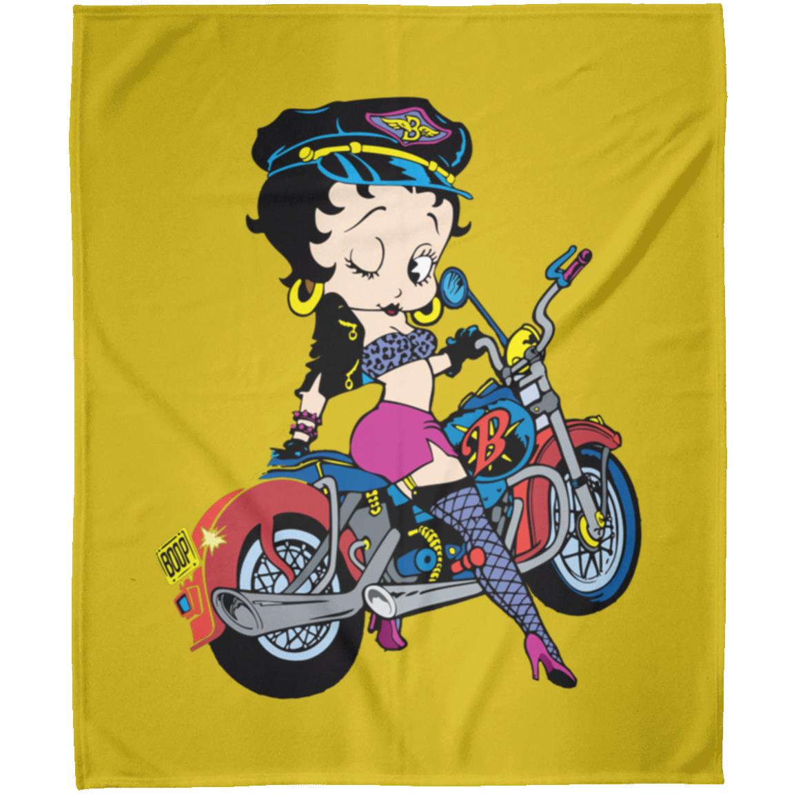 MOTORCYCLE BETTY BOOPFLM Arctic Fleece Blanket 50x60