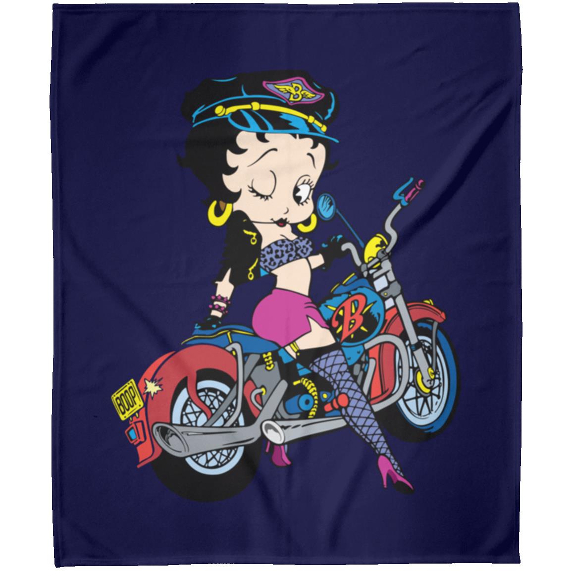 MOTORCYCLE BETTY BOOPFLM Arctic Fleece Blanket 50x60