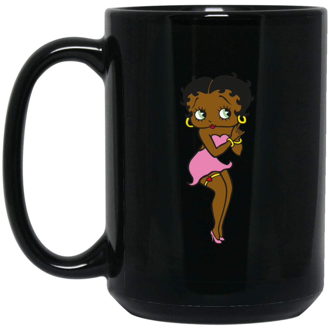 CUTIE BETTY BOOP BM15OZ 15 oz. Black Mug