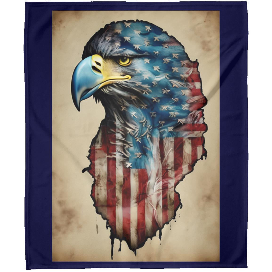 AMERICAN EAGLE #2 FLM Arctic Fleece Blanket 50x60