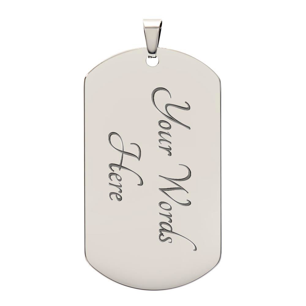DAD DOG TAG.