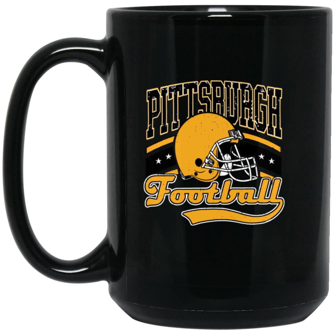 Pittsburgh BM15OZ 15oz Black Mug