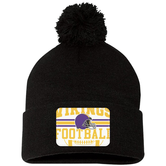 VIKINGS PNG SP15 Pom Pom Knit Cap - Patch