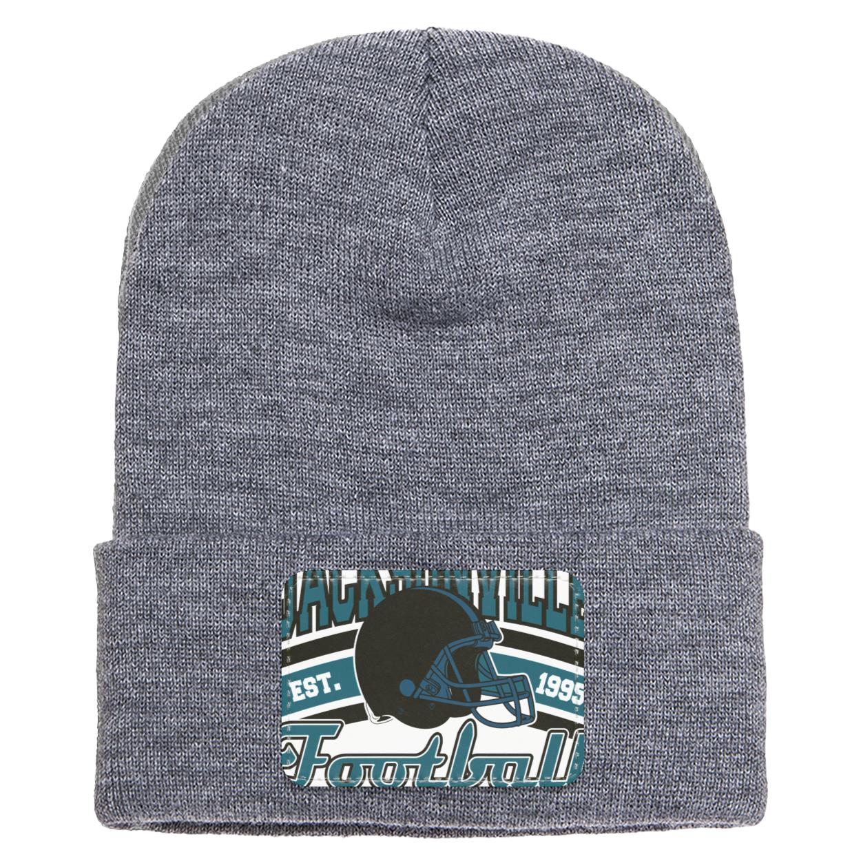 JACSONVILLE FOOTBALL 2 1501 Yupoong Adult Cuffed Knit Beanie